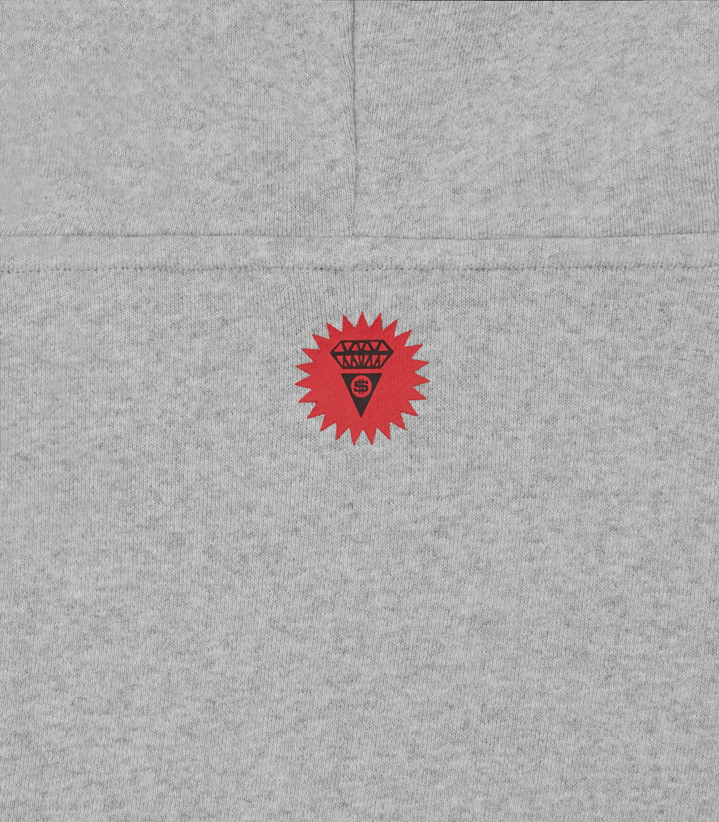 ICECREAM CONE POPOVER HOOD - HEATHER GREY - Image 5