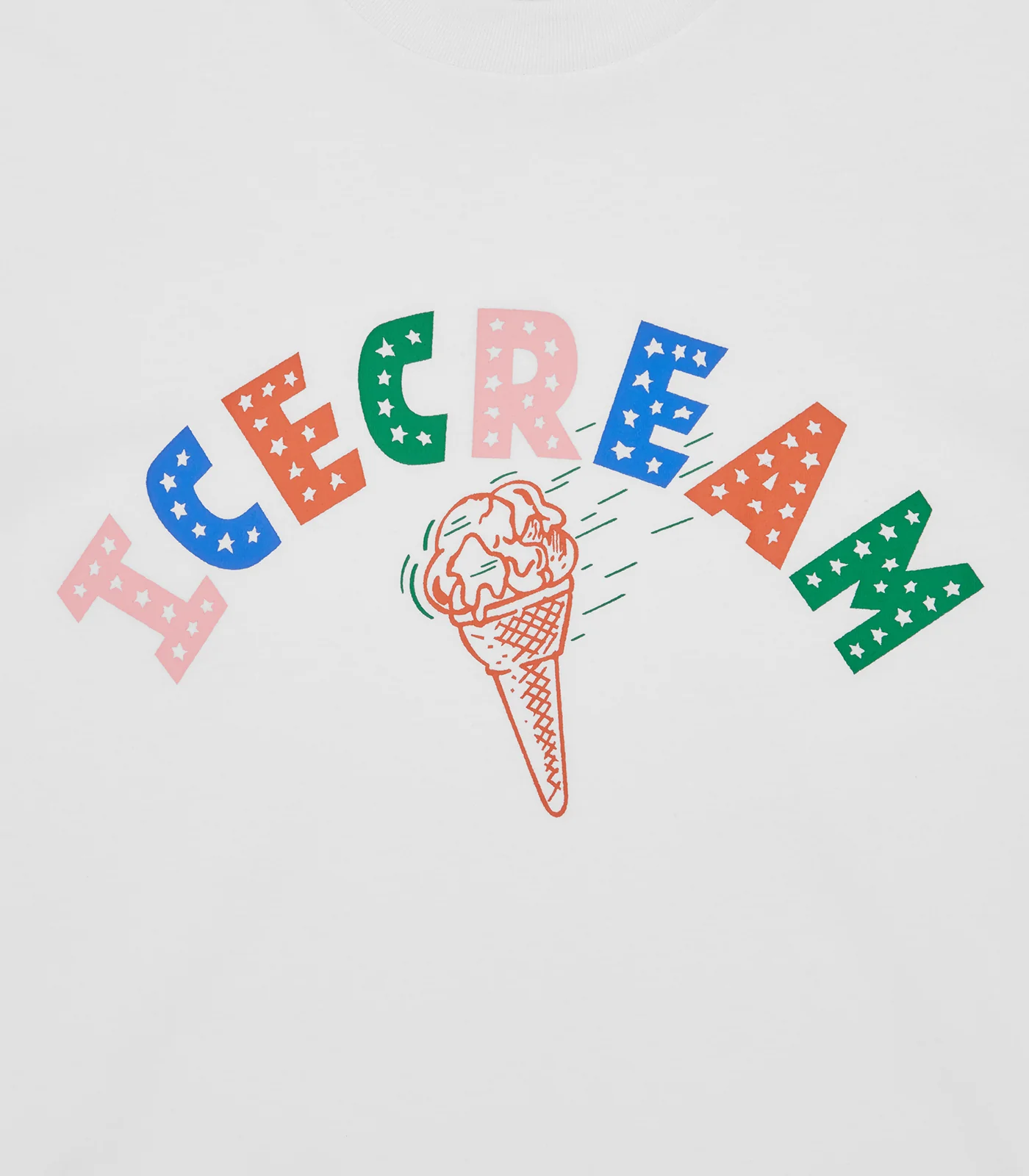 ICECREAM CONE T-SHIRT - WHITE - Image 3