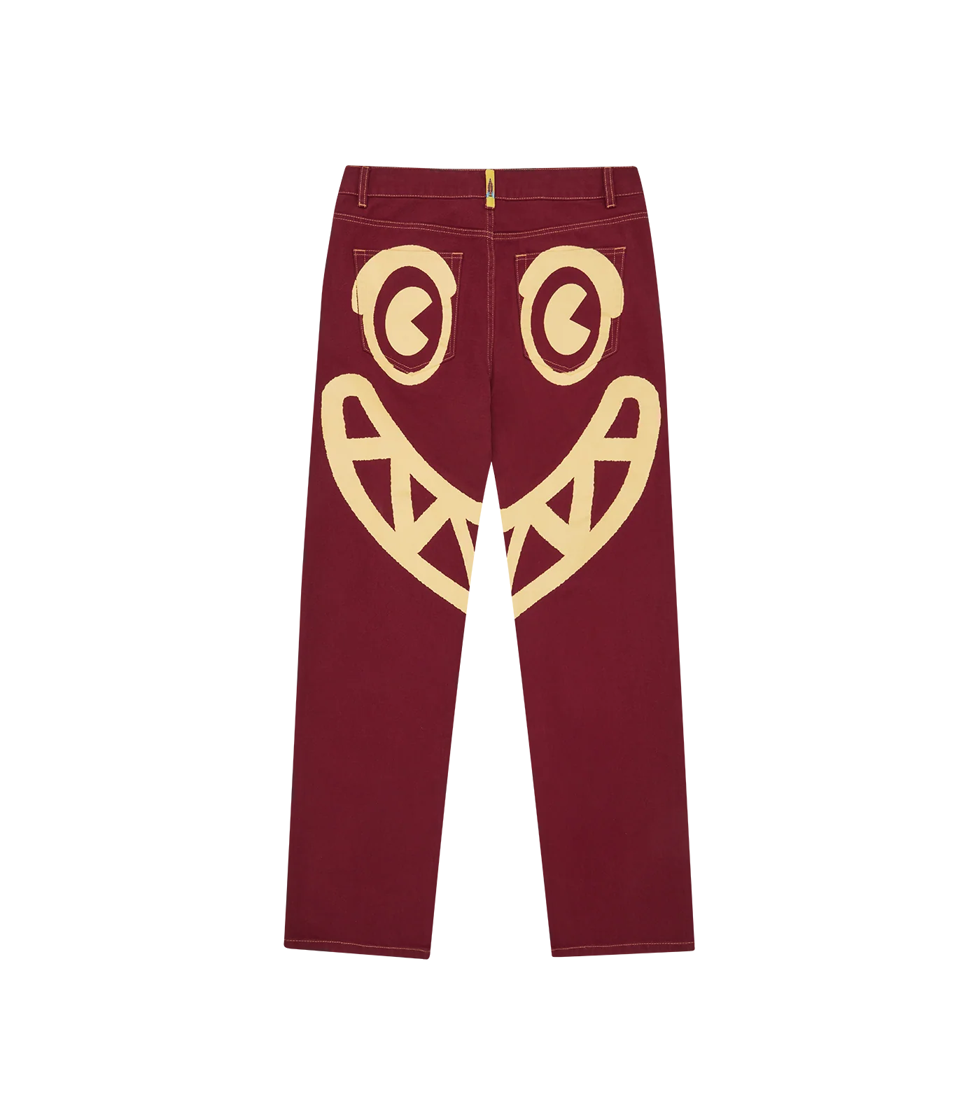 ICECREAM DENIM PANT - BURGUNDY - Image 2