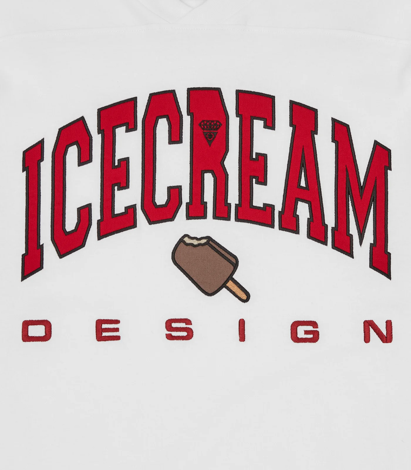 ICECREAM DESIGN L/S T-SHIRT - WHITE - Image 4