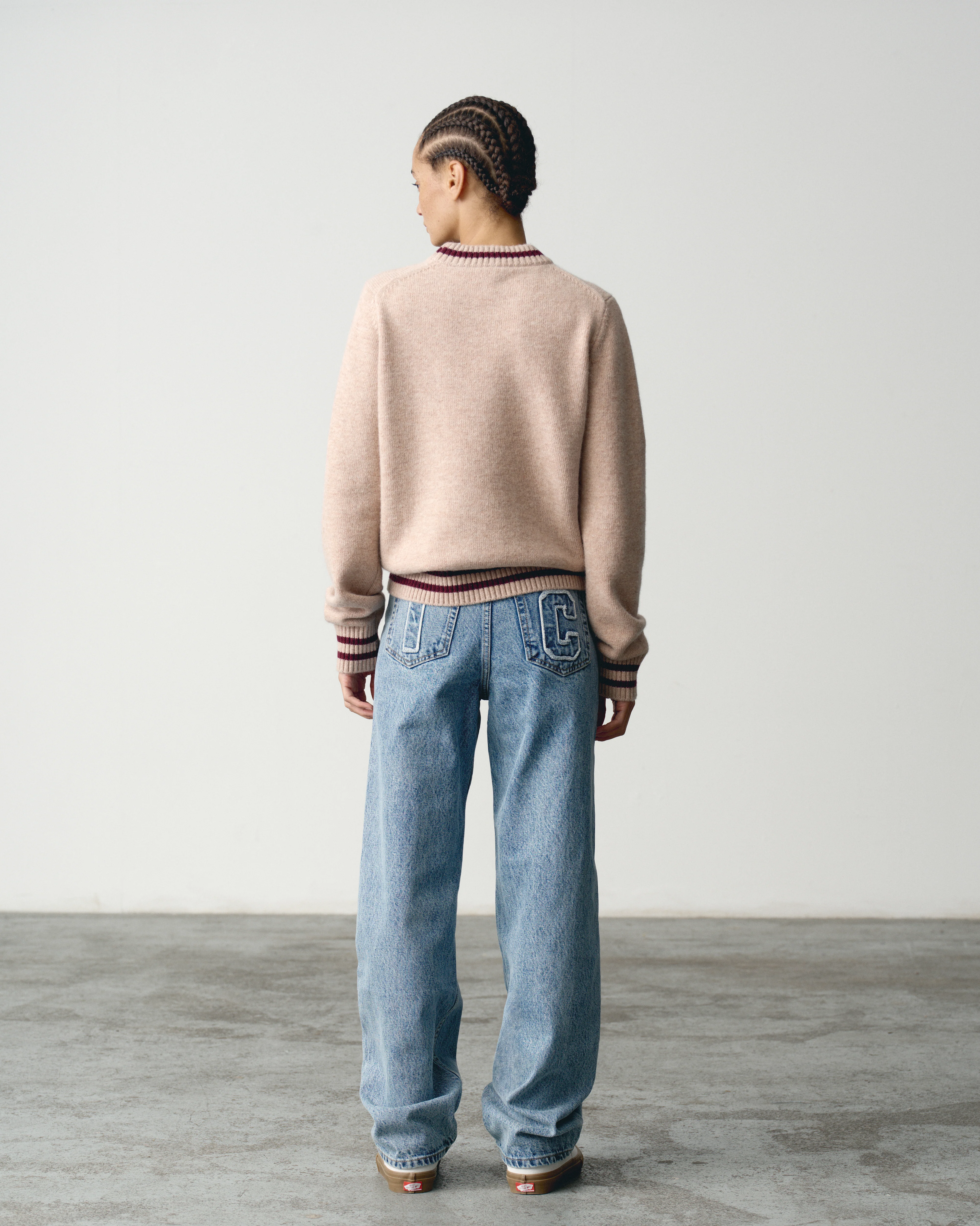 ICECREAM KNITTED CREWNECK - SAND - Image 4