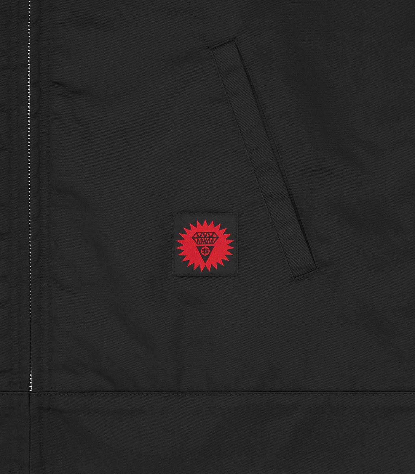 ICECREAM QUILTED WORK JACKET - BLACK - Image 5