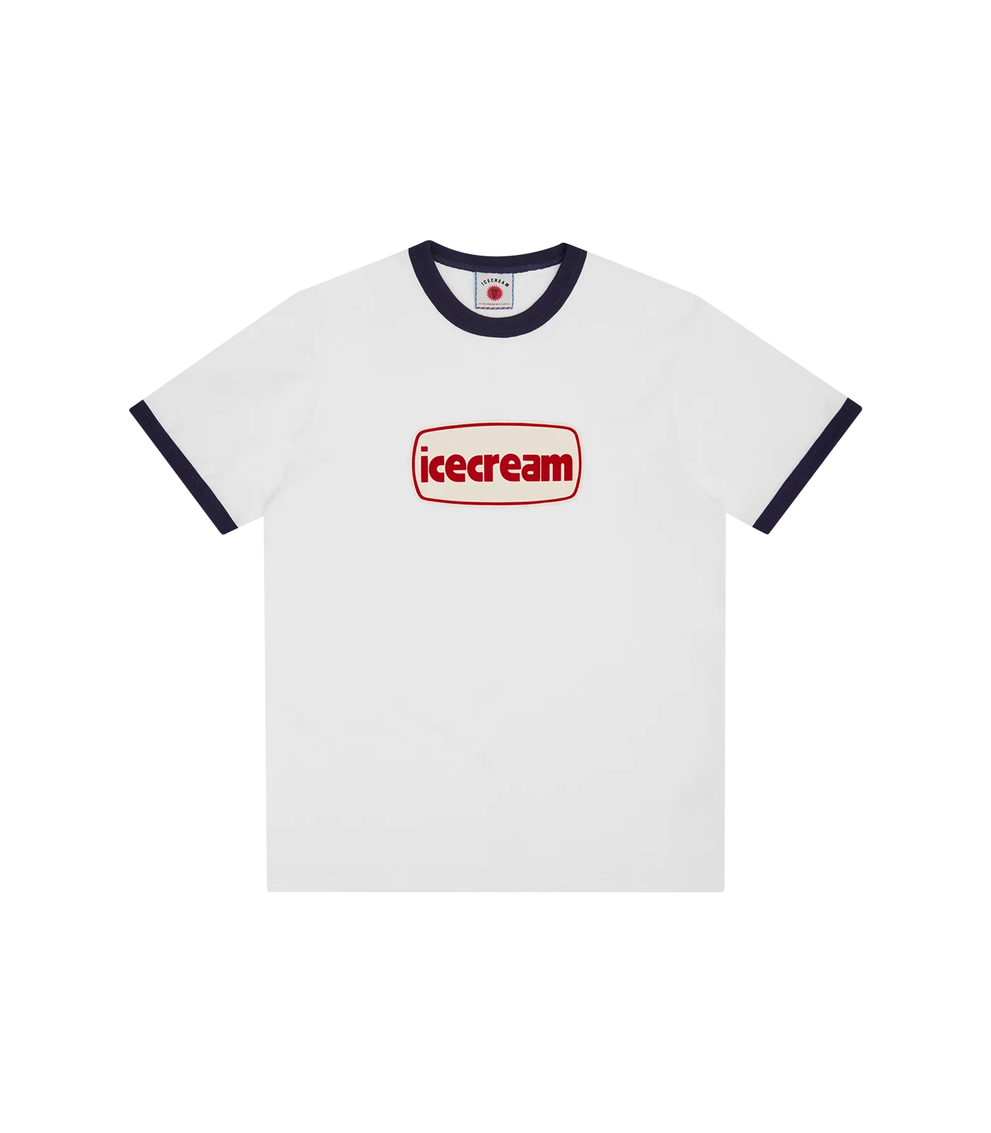 ICECREAM TUB RINGER T-SHIRT - WHITE