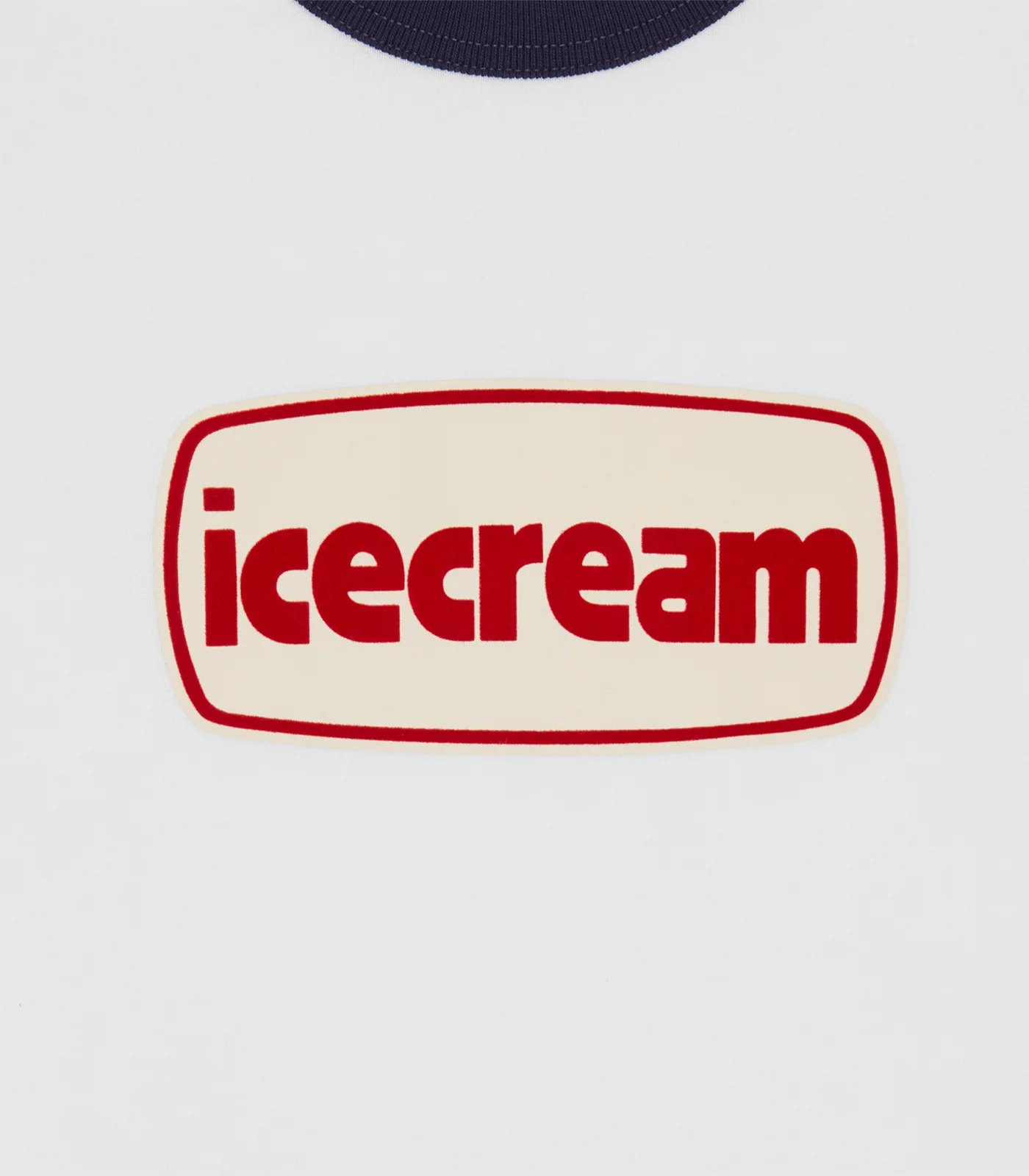 ICECREAM TUB RINGER T-SHIRT - WHITE - Image 3