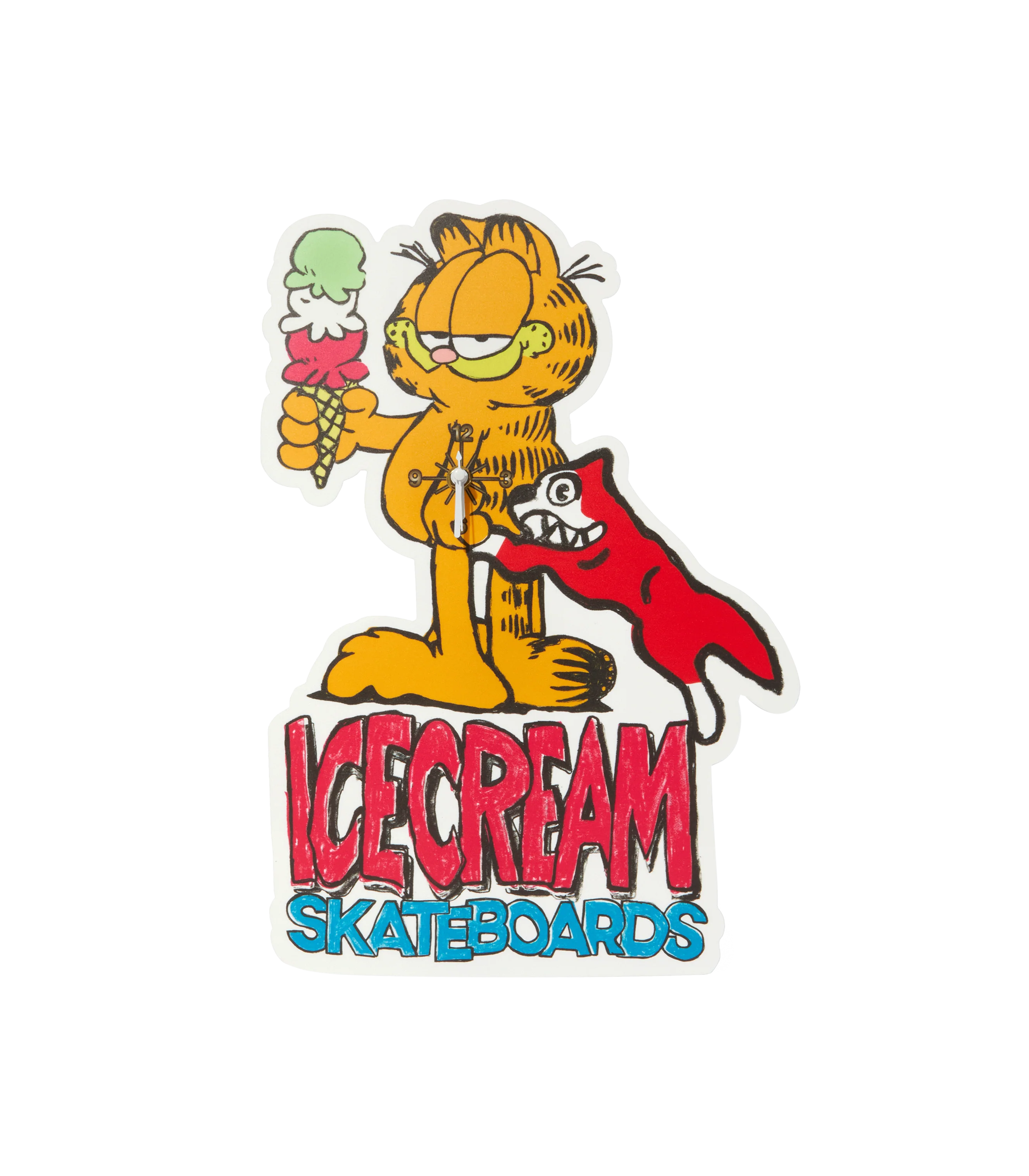 ICECREAM X GARFIELD WALL CLOCK - PINKxBLUE