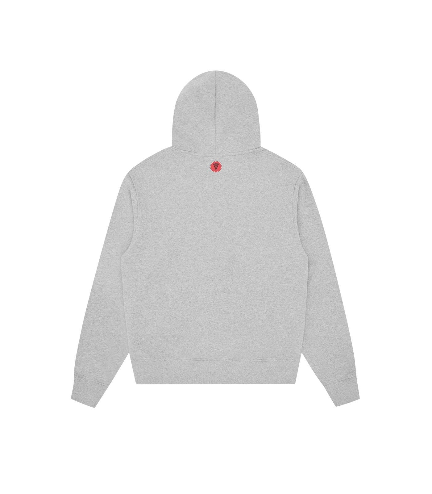 ICED OUT RUNNING DOG POPOVER HOOD - HEATHER GREY - Image 2