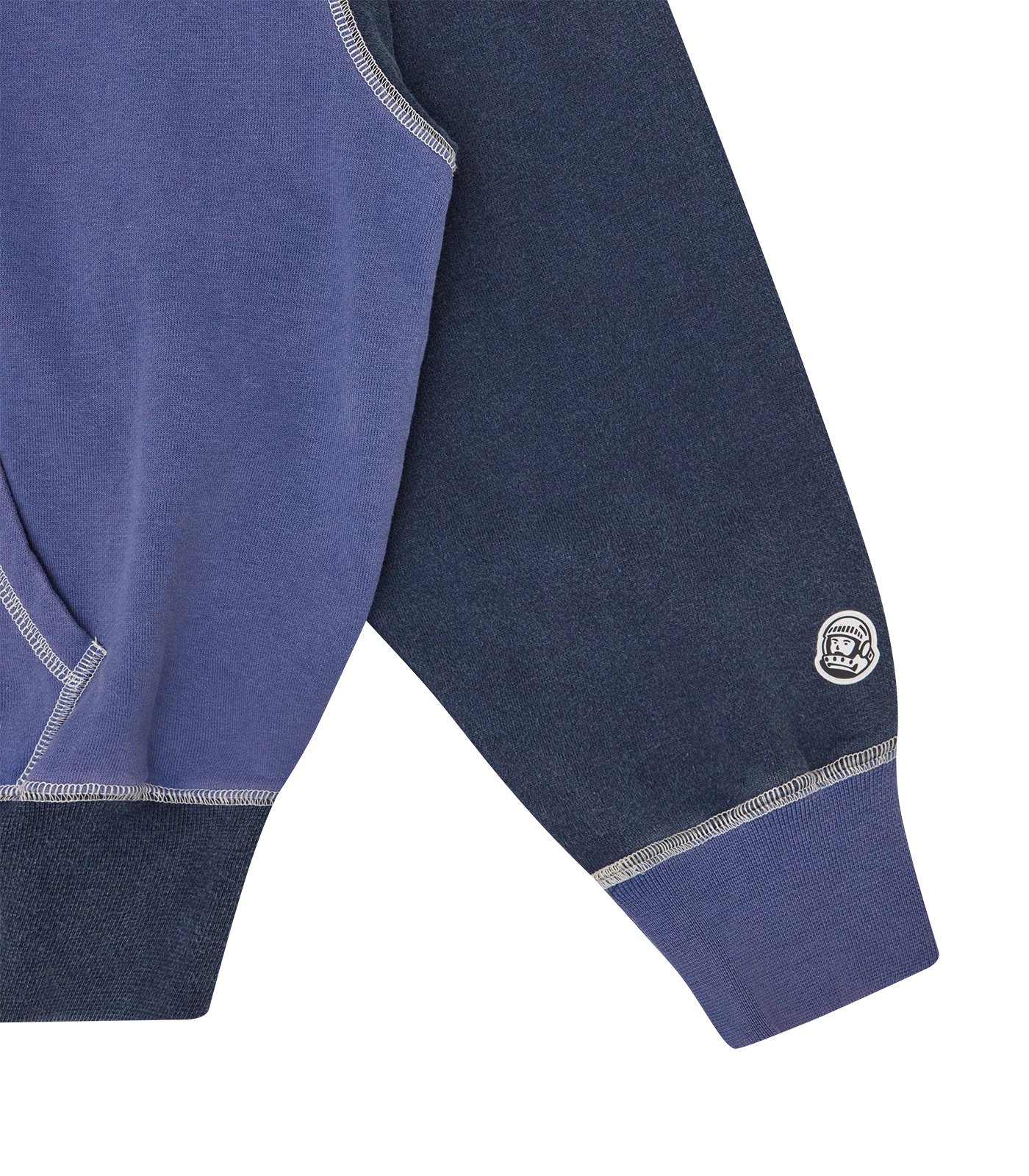 OVERSIZED COLLEGE ZIP THROUGH HOOD - INDIGO - Image 6