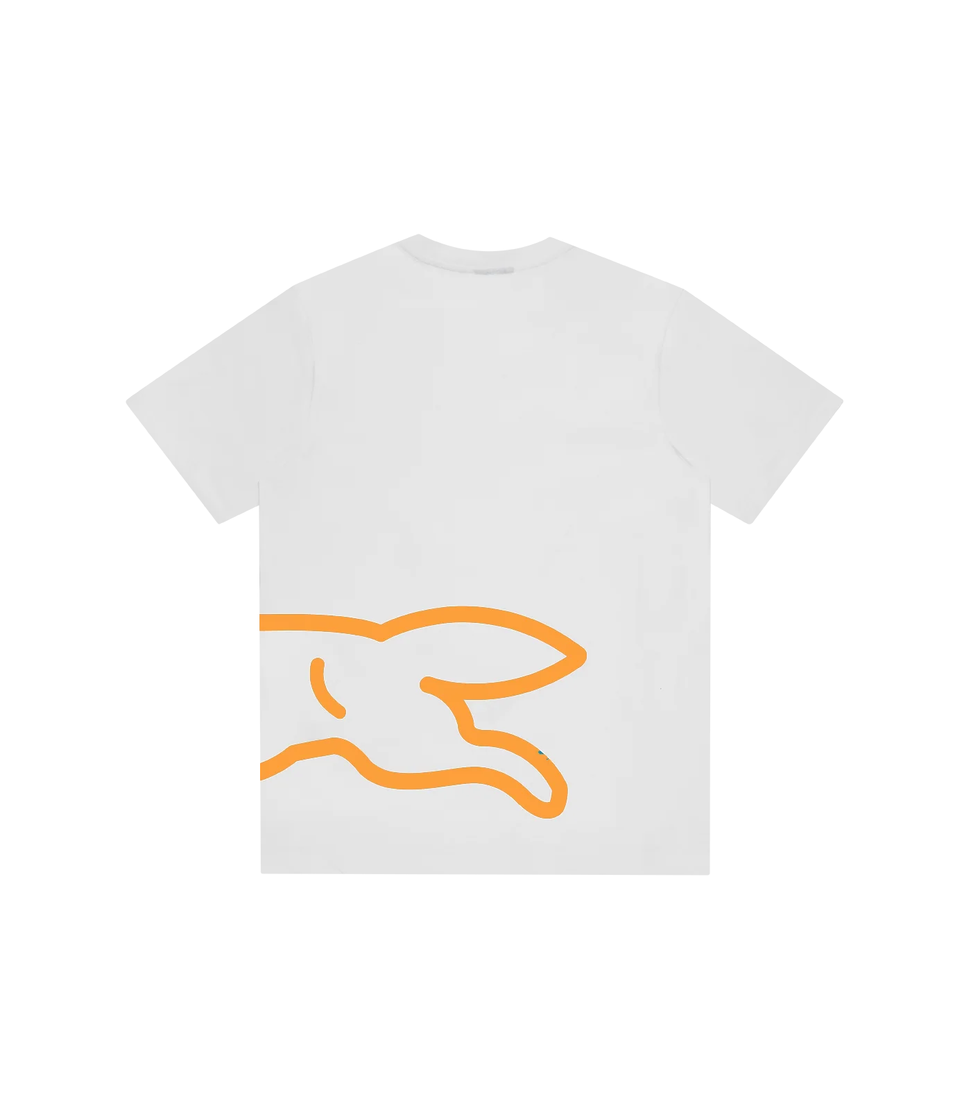 JUMBO RUNNING DOG T-SHIRT - WHITE/ORANGE - Image 2