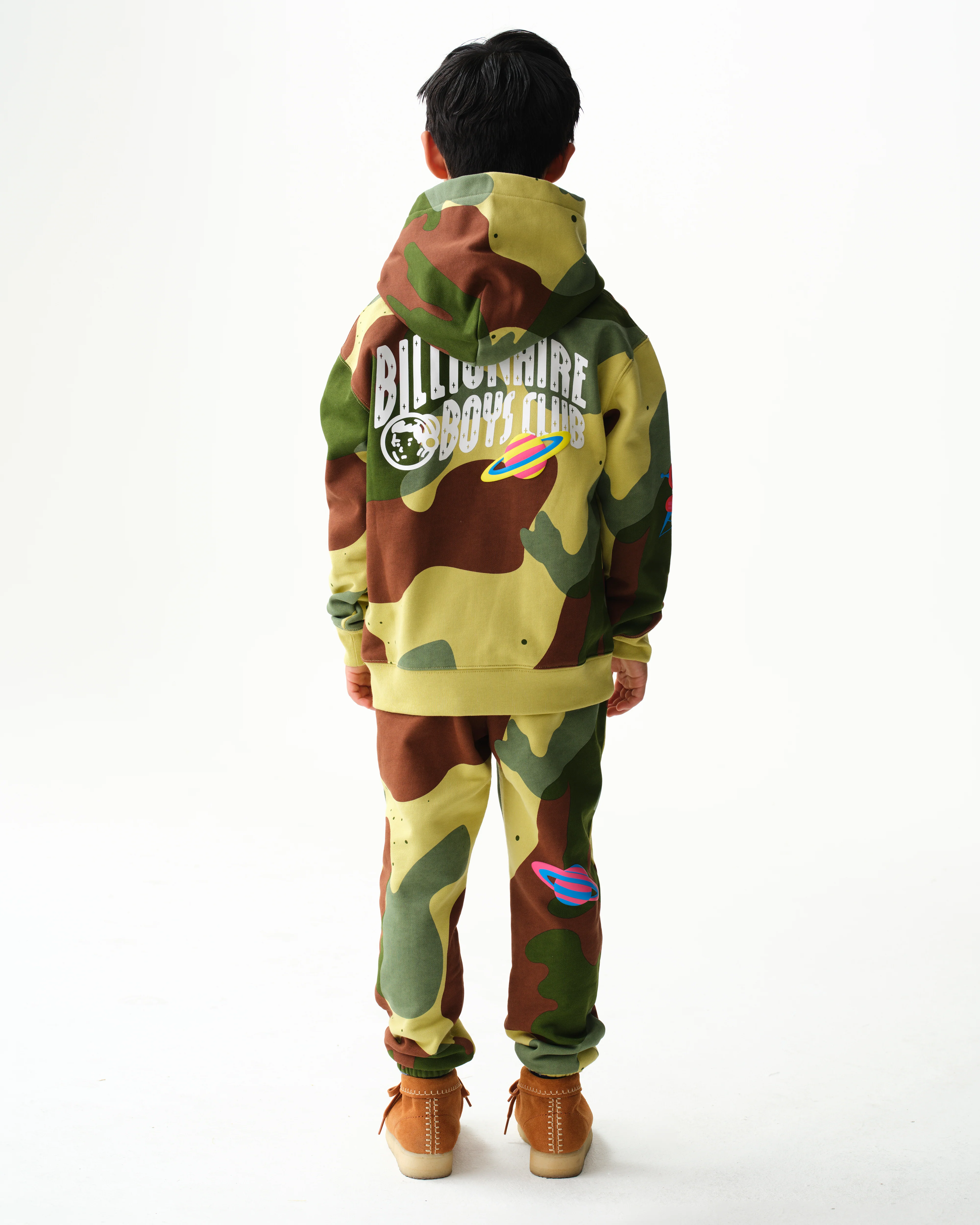 KIDS ALL OVER SPACE CAMO POPOVER HOOD - CAMO - Image 4