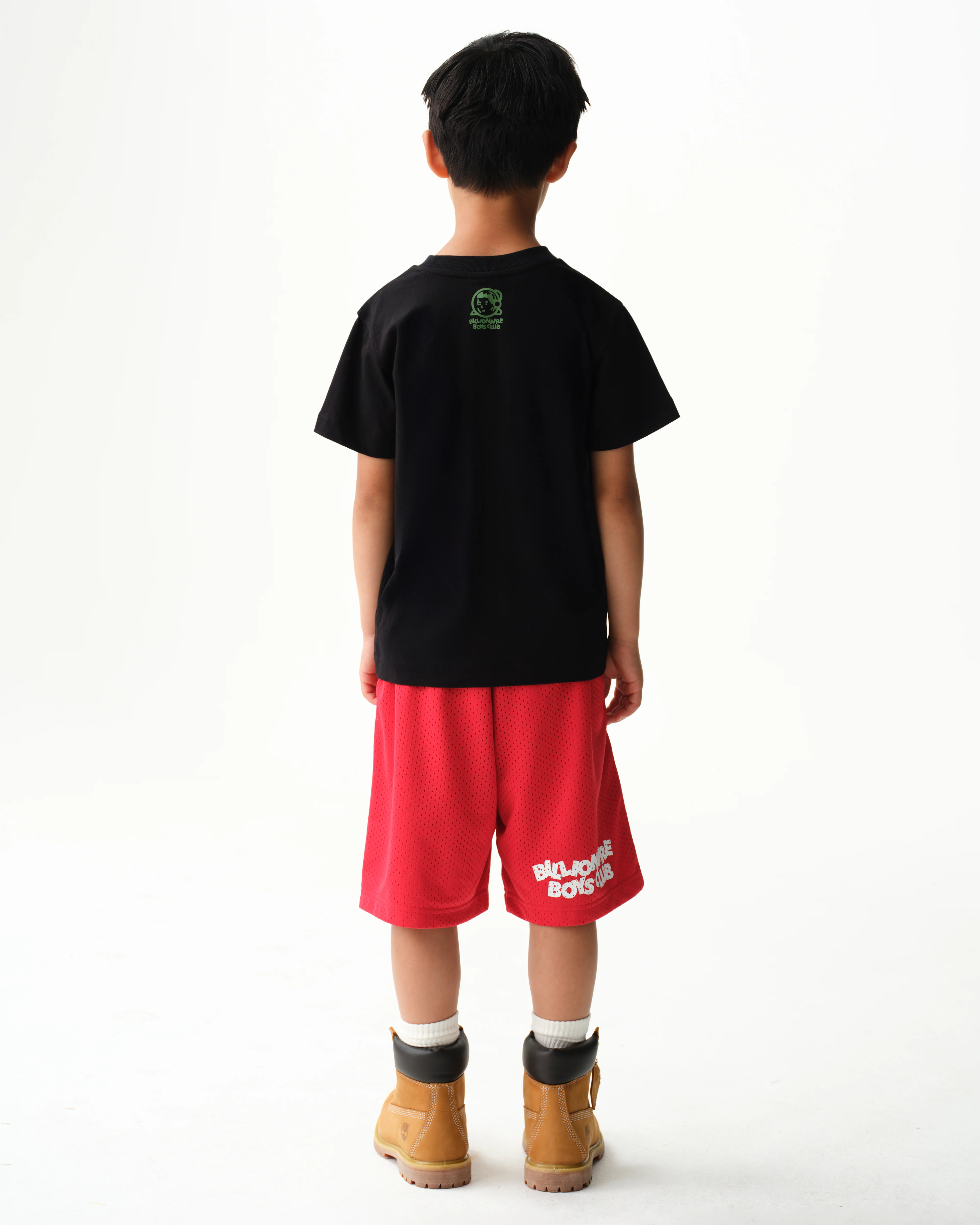 KIDS SPACE CAMO ARCH LOGO T-SHIRT - BLACK - Image 4