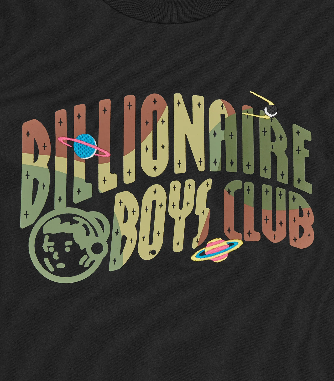 KIDS SPACE CAMO ARCH LOGO T-SHIRT - BLACK - Image 5