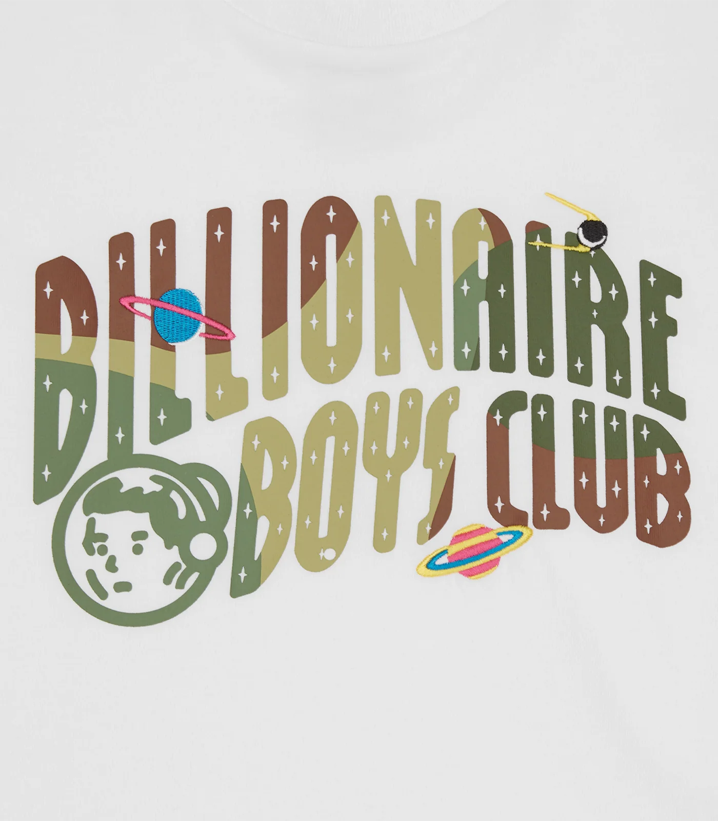 KIDS SPACE CAMO ARCH LOGO T-SHIRT - WHITE - Image 5