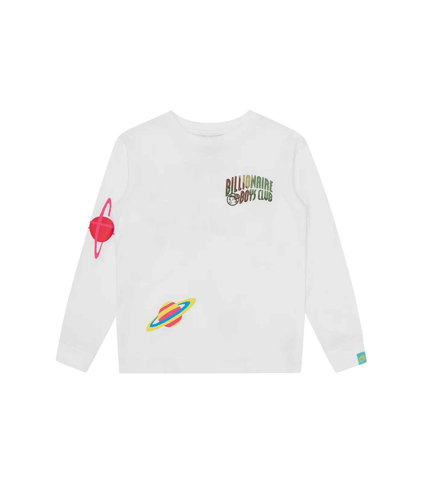 KIDS SPACE CAMO L/S T-SHIRT - WHITE