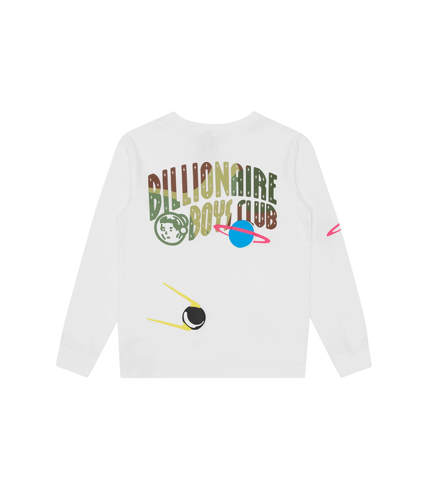 KIDS SPACE CAMO L/S T-SHIRT - WHITE - Image 2