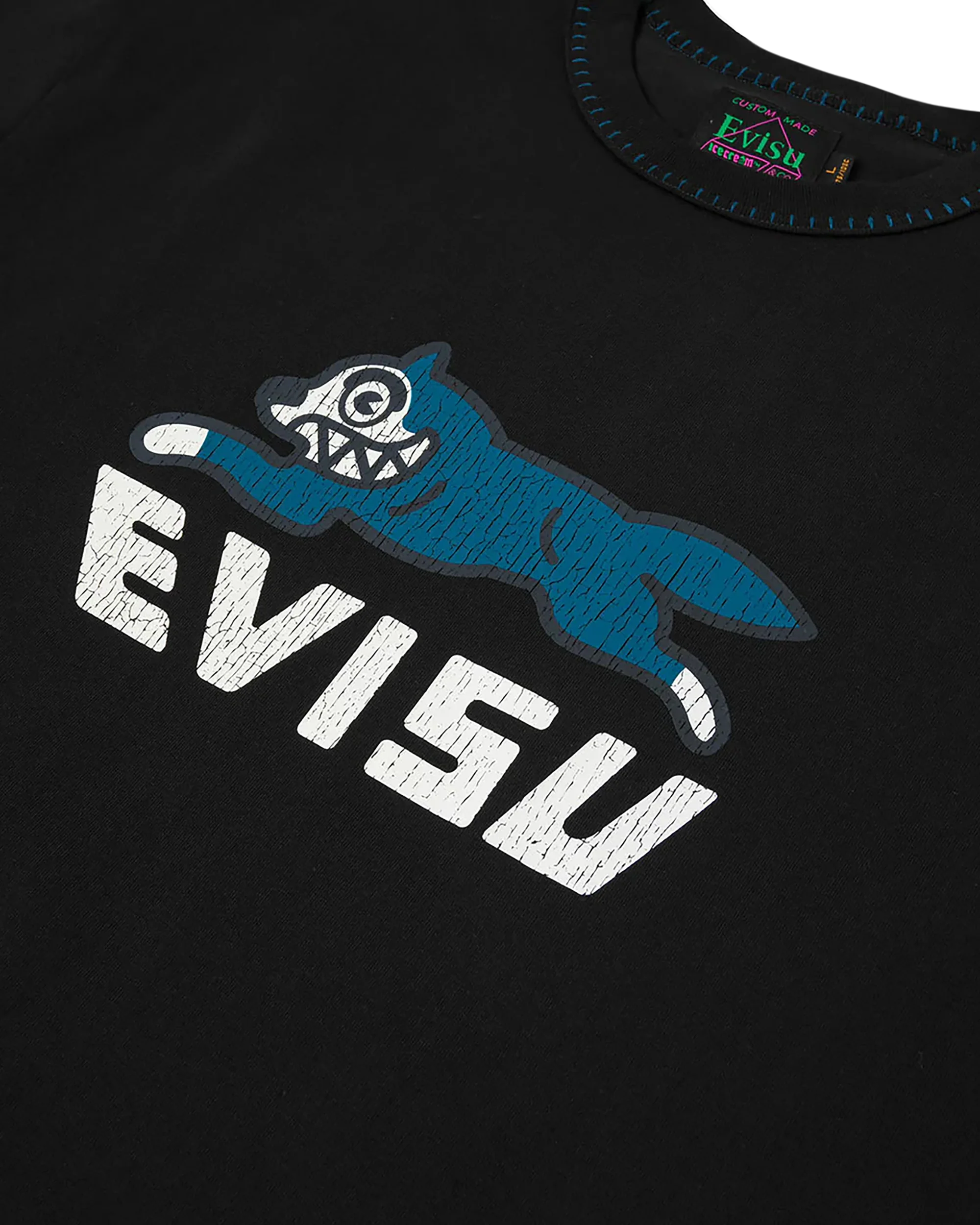 EVISU X ICECREAM PRINTED T-SHIRT - BLACK - Image 4