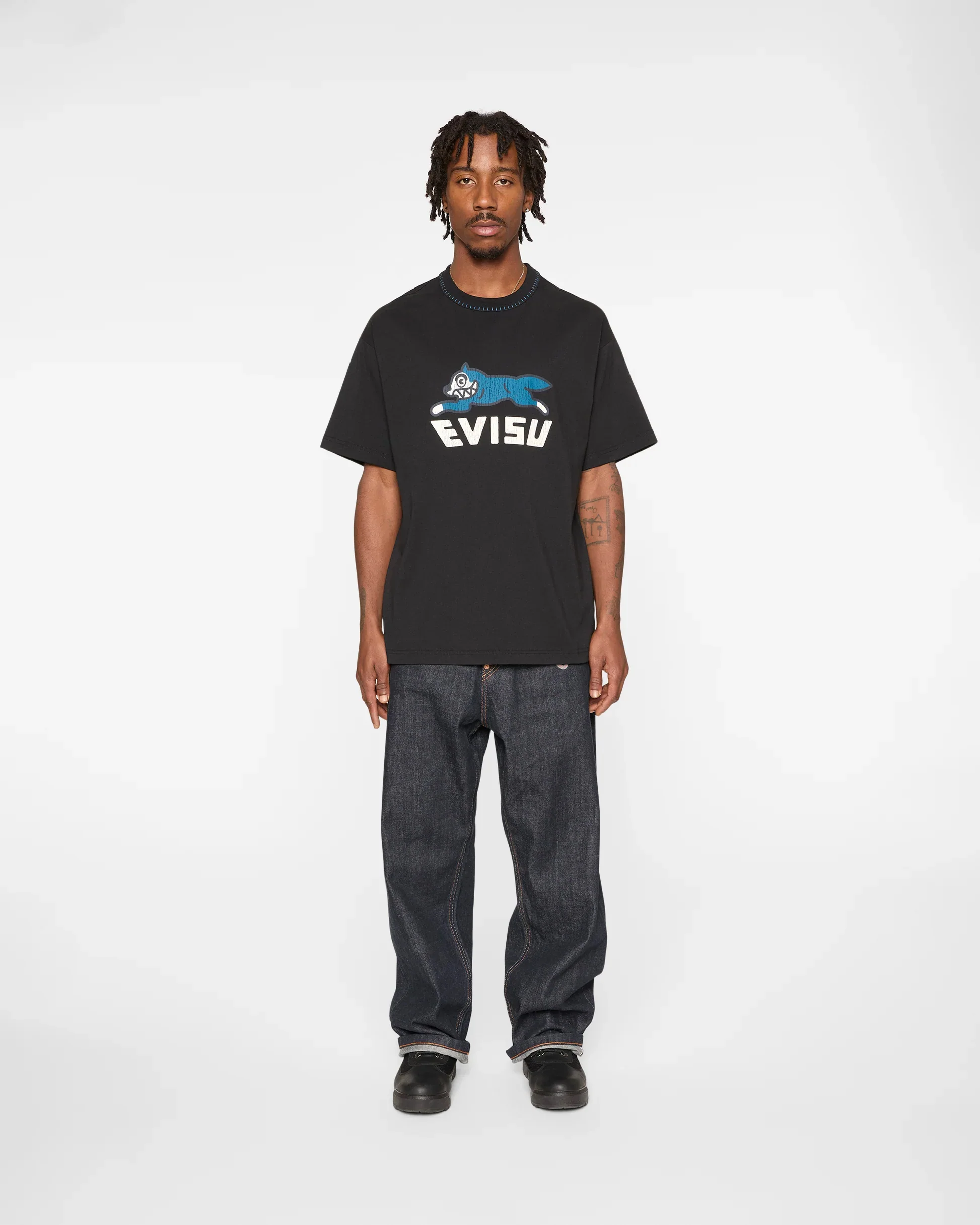 EVISU X ICECREAM PRINTED T-SHIRT - BLACK - Image 5
