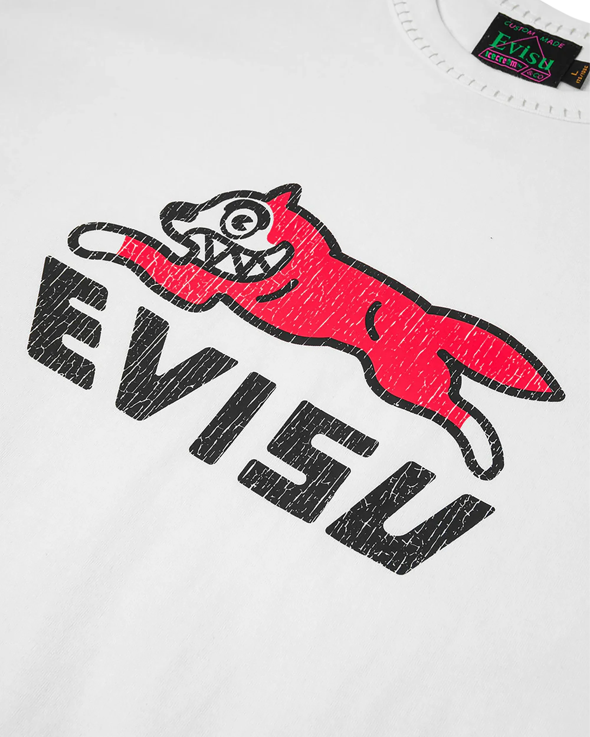 EVISU X ICECREAM PRINTED T-SHIRT - OFF WHITE - Image 4