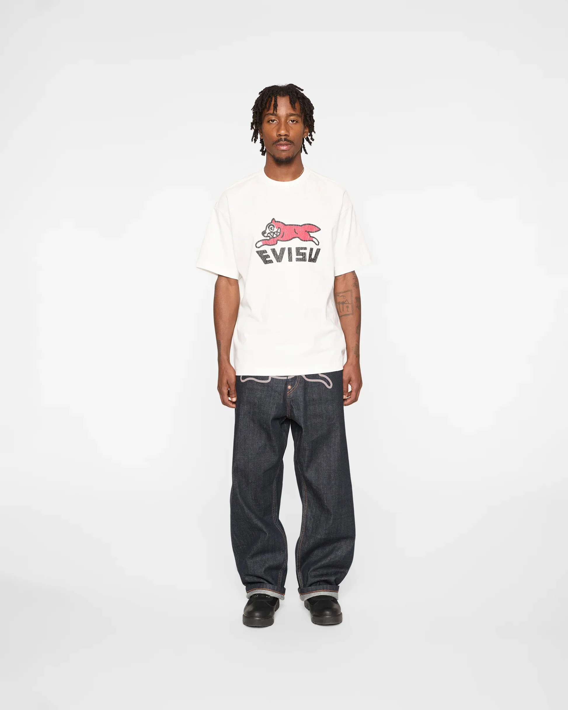 EVISU X ICECREAM PRINTED T-SHIRT - OFF WHITE - Image 5