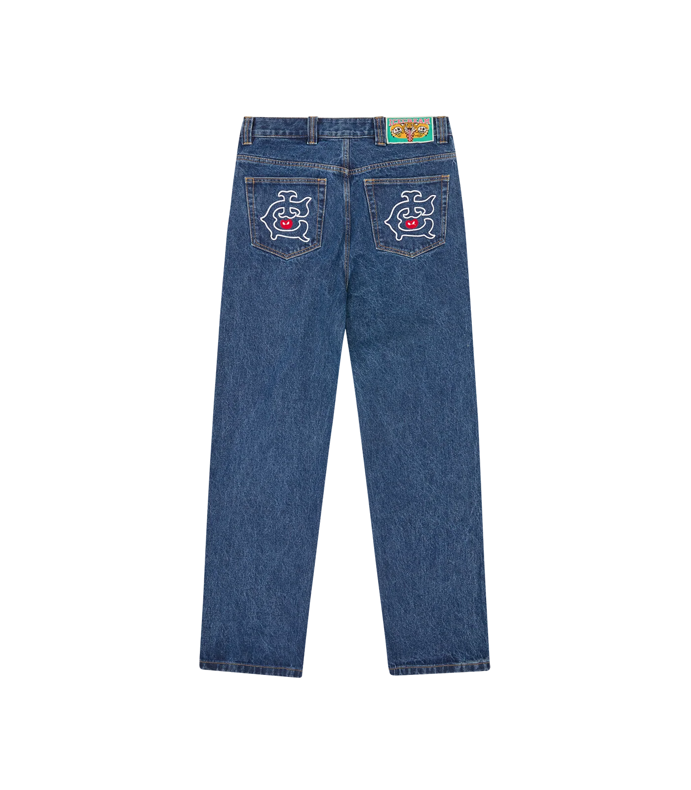 MASCOT DENIM PANTS - MID WASH BLUE - Image 2