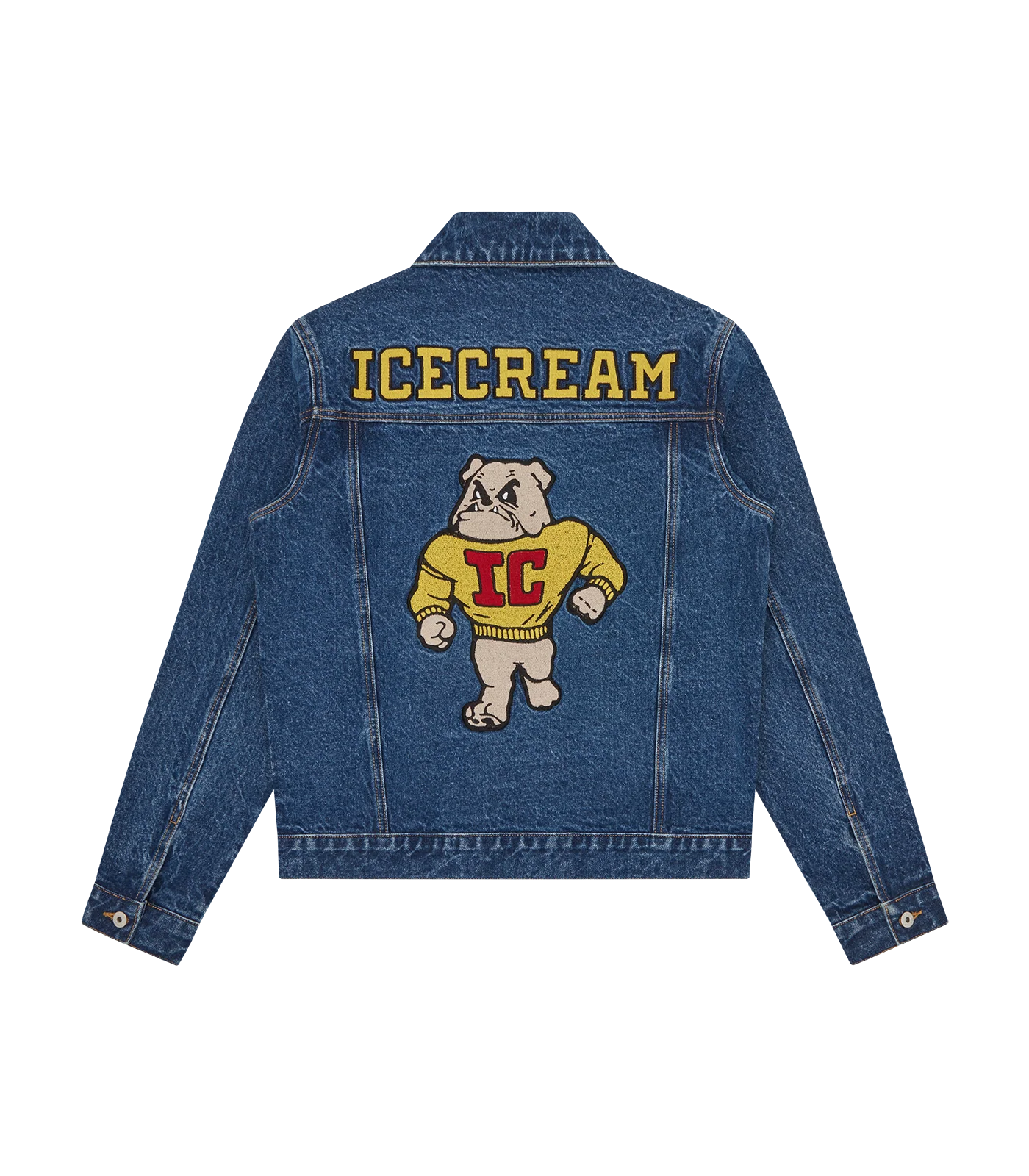 MASCOT DENIM TRUCKER JACKET - MID WASH BLUE - Image 2