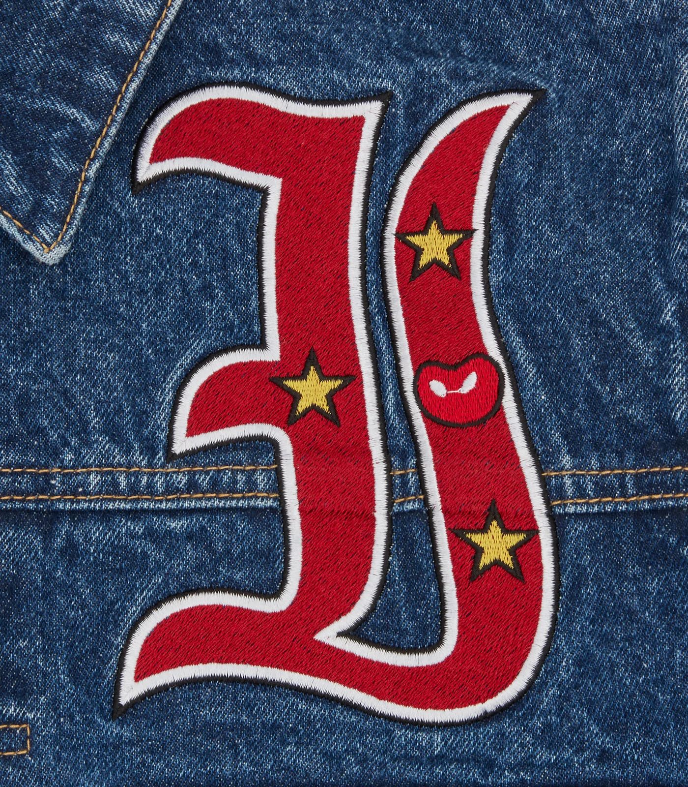 MASCOT DENIM TRUCKER JACKET - MID WASH BLUE - Image 5