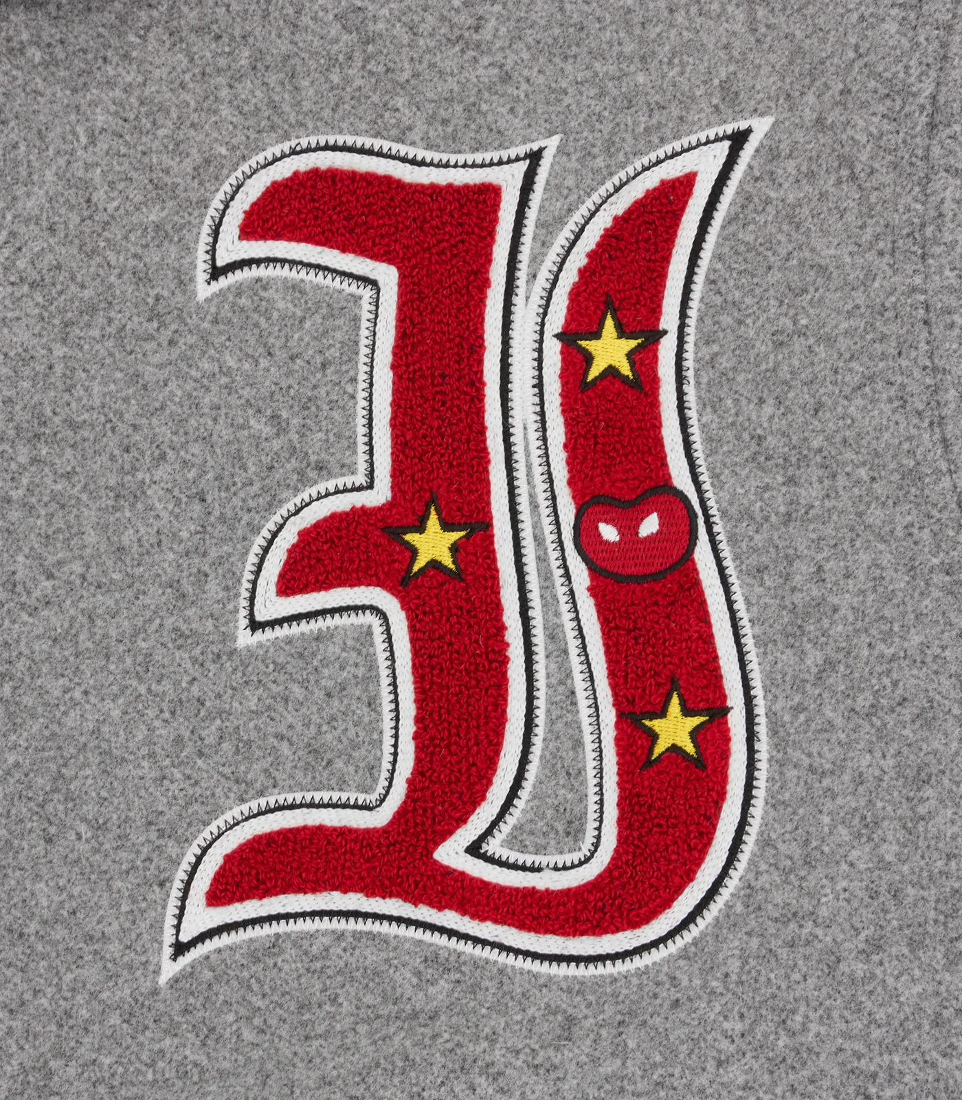 MASCOT VARSITY JACKET -  GREY - Image 6