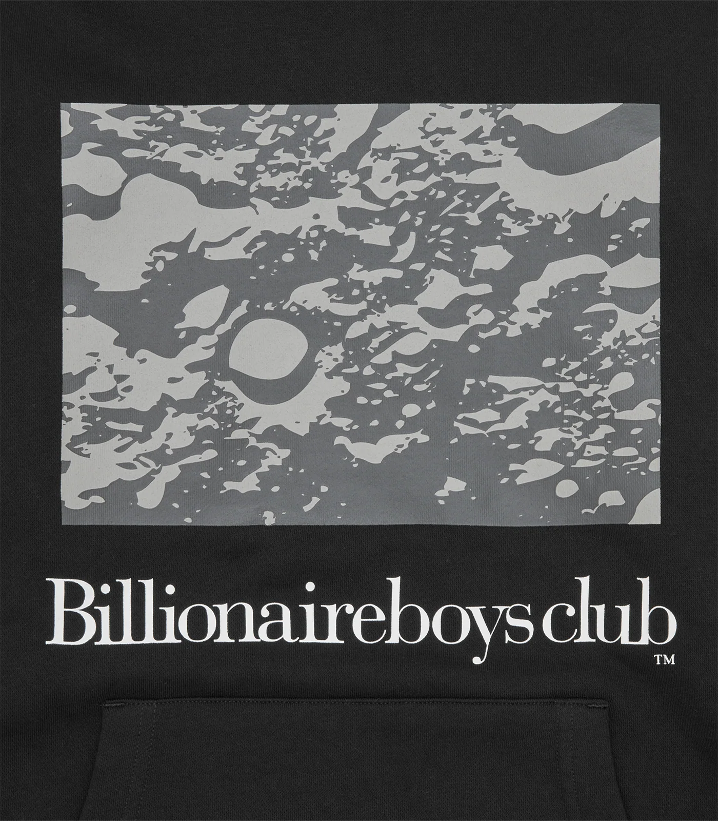 MOONSCAPE SERIF LOGO POPOVER HOOD - BLACK - Image 3