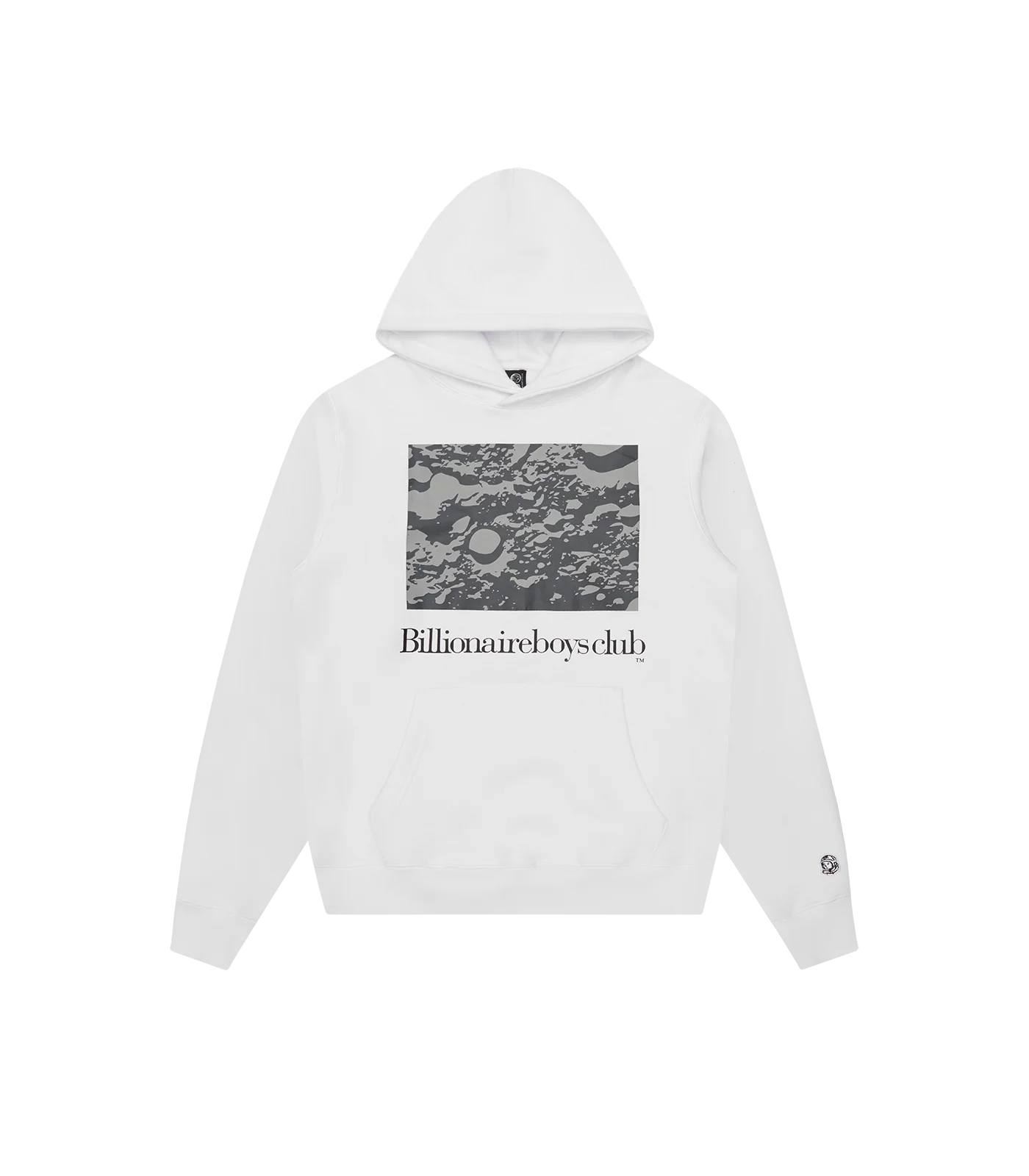 MOONSCAPE SERIF LOGO POPOVER HOOD - WHITE
