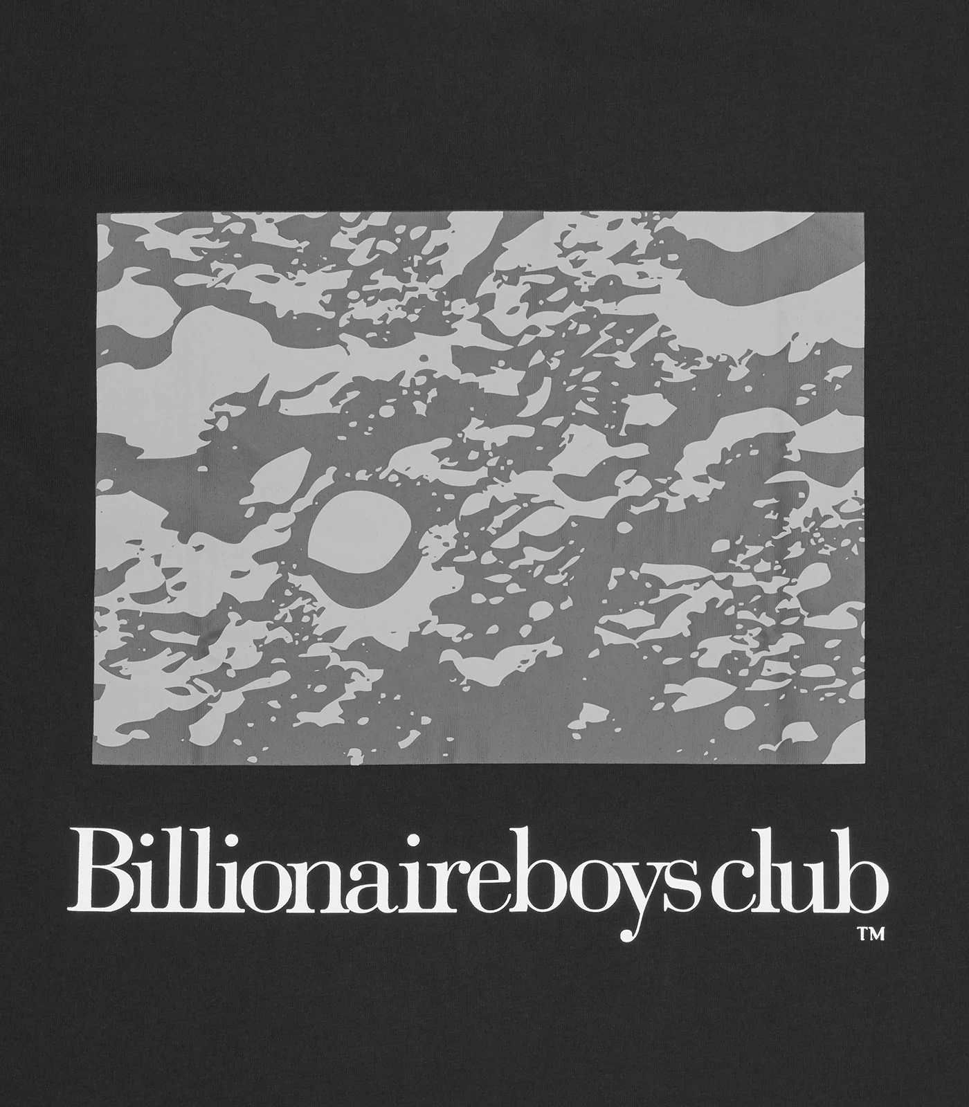 MOONSCAPE SERIF LOGO T-SHIRT - BLACK - Image 3