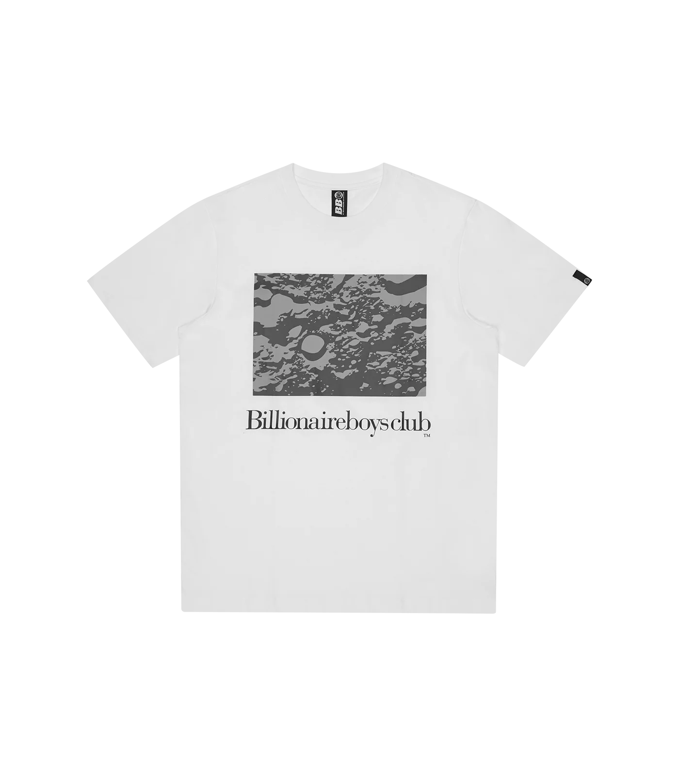 MOONSCAPE SERIF LOGO T-SHIRT - WHITE