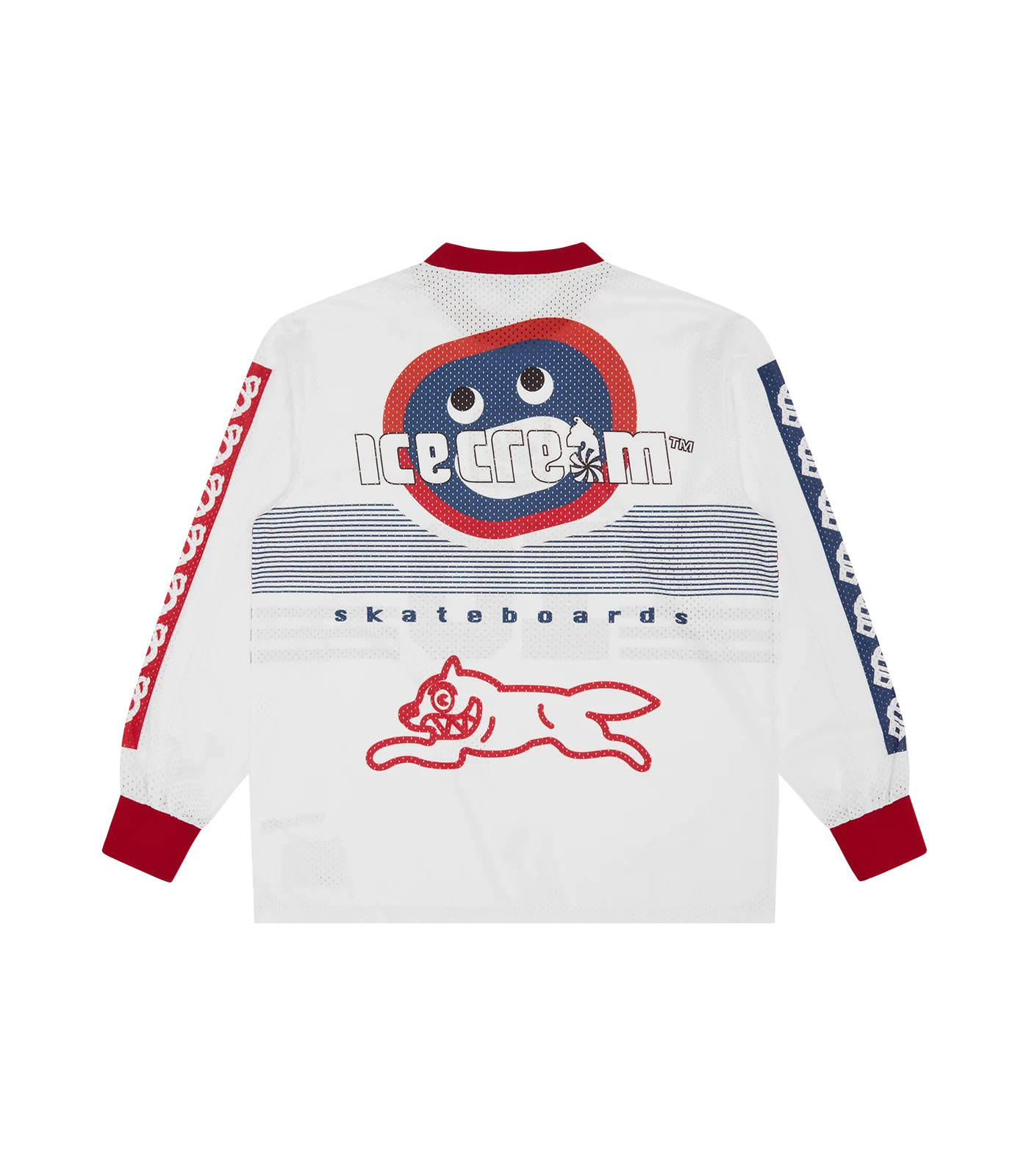 MOTO L/S MESH SHIRT - WHITE - Image 2