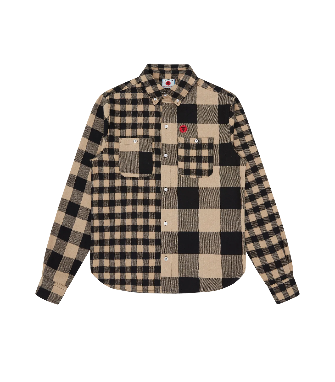 MULTI CHECK L/S SHIRT - BLACK CHECK