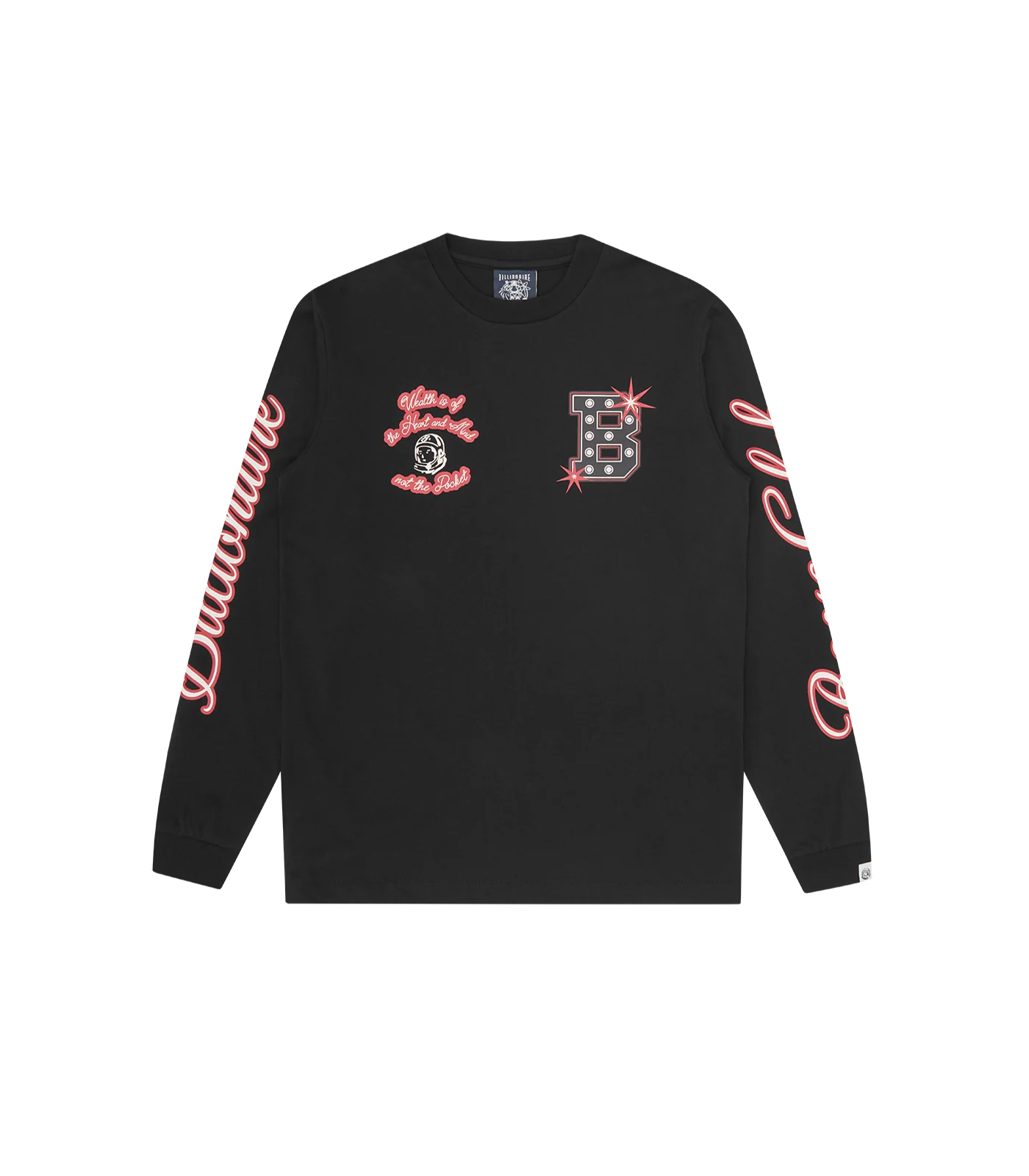 MULTI GRAPHIC L/S T-SHIRT - BLACK
