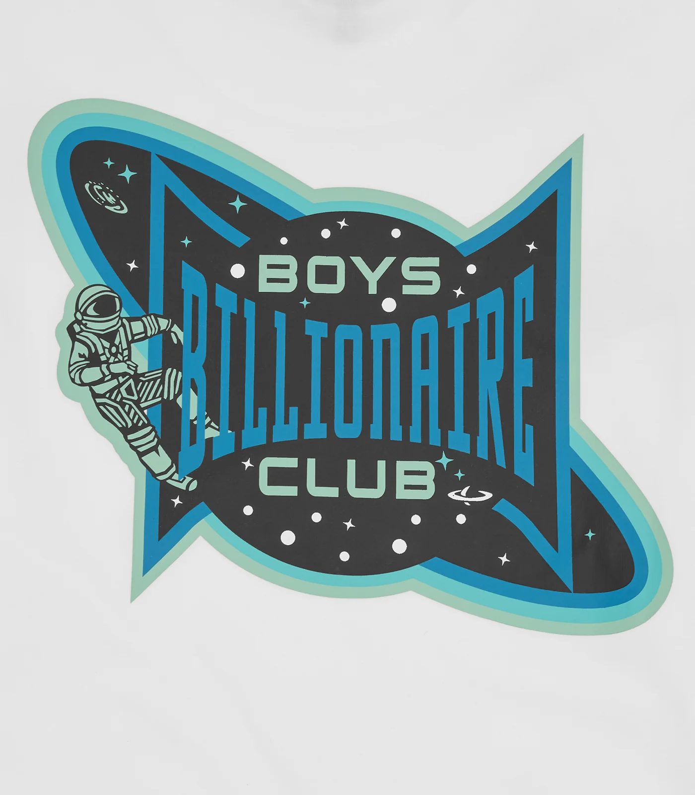 MULTI GRAPHIC L/S T-SHIRT - WHITE/BLUE - Image 5