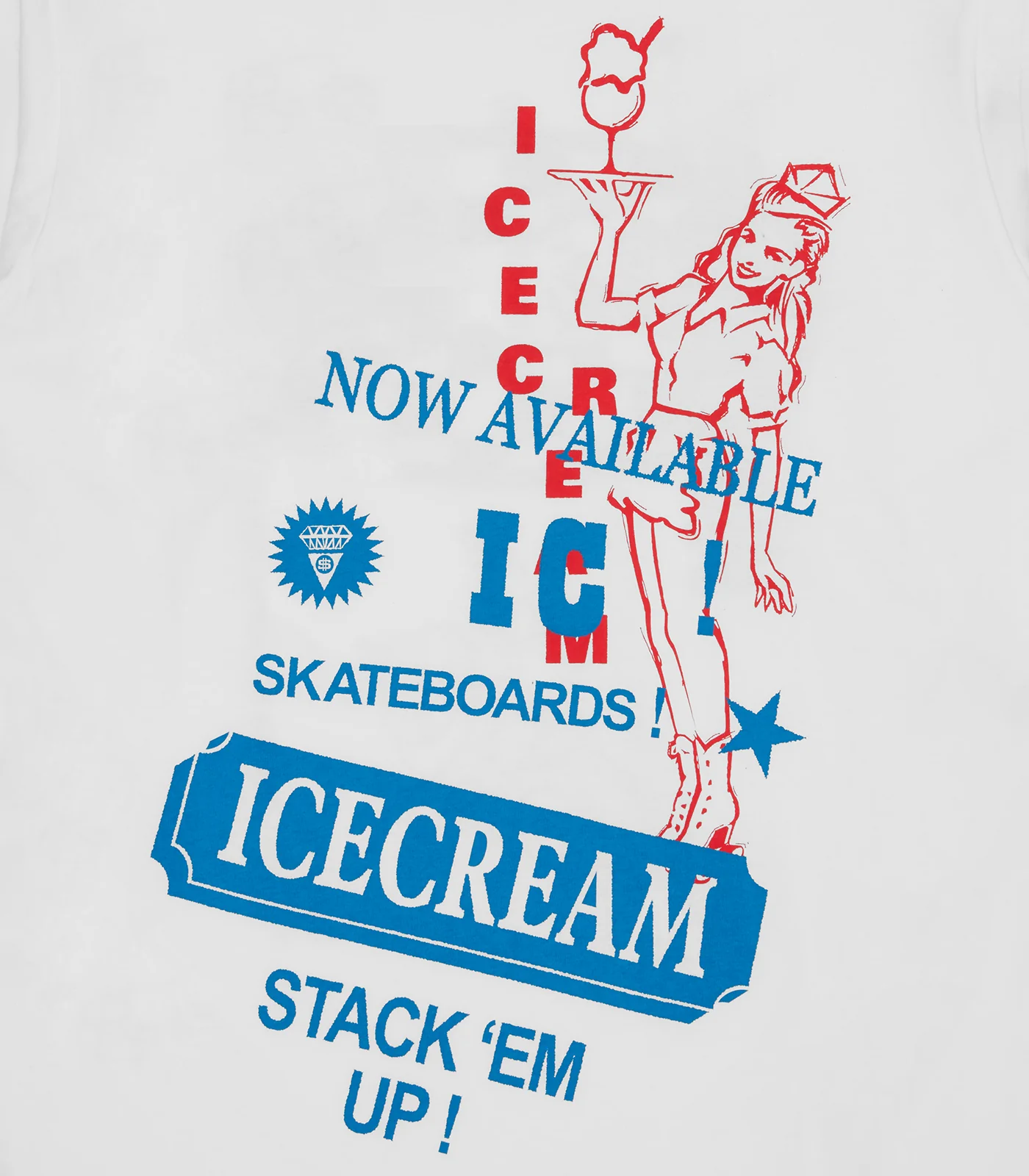 MULTI GRAPHIC L/S T-SHIRT - WHITE - Image 4