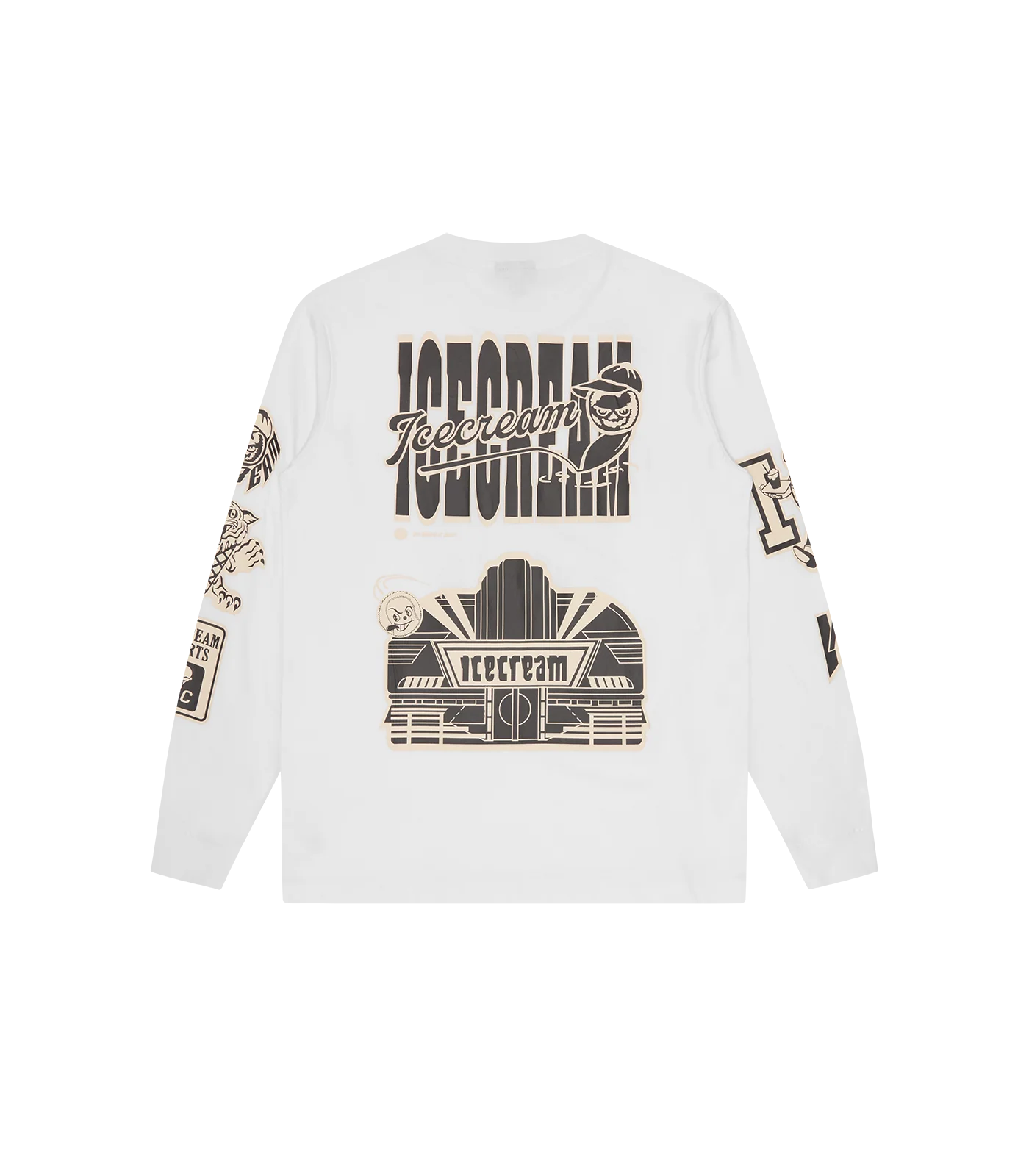 MULTI GRAPHIC L/S T-SHIRT - WHITE - Image 2