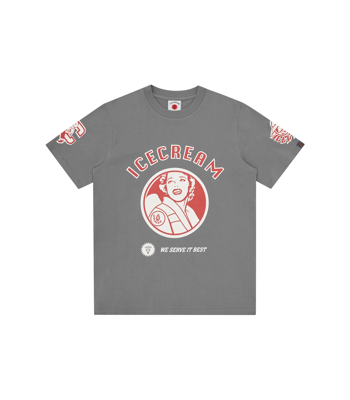 MULTI GRAPHIC T-SHIRT - GREY