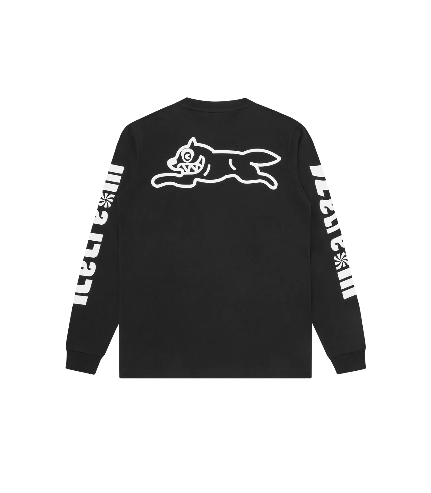 MULTI LOGO L/S T-SHIRT - BLACK - Image 2
