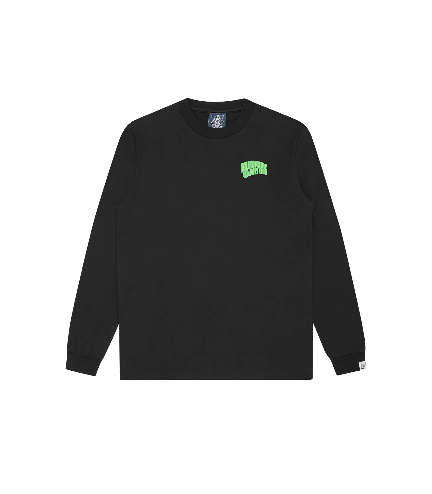 NEON OUTLINE ARCH LOGO L/S T-SHIRT - BLACK/GREEN