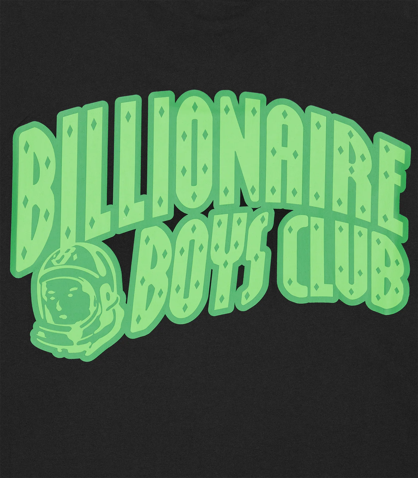 NEON OUTLINE ARCH LOGO L/S T-SHIRT - BLACK/GREEN - Image 4