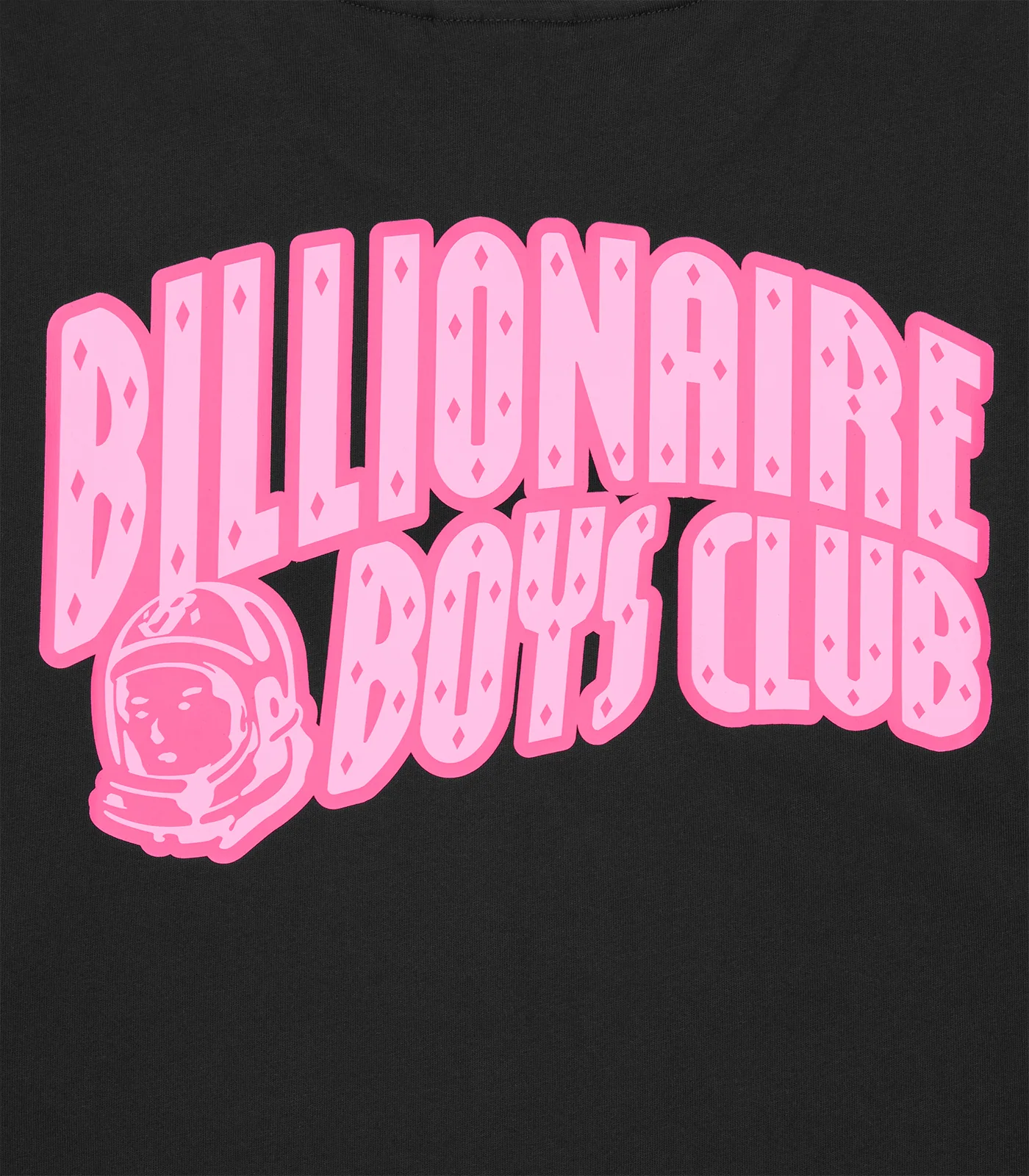 NEON OUTLINE ARCH LOGO L/S T-SHIRT - BLACK/PINK - Image 4