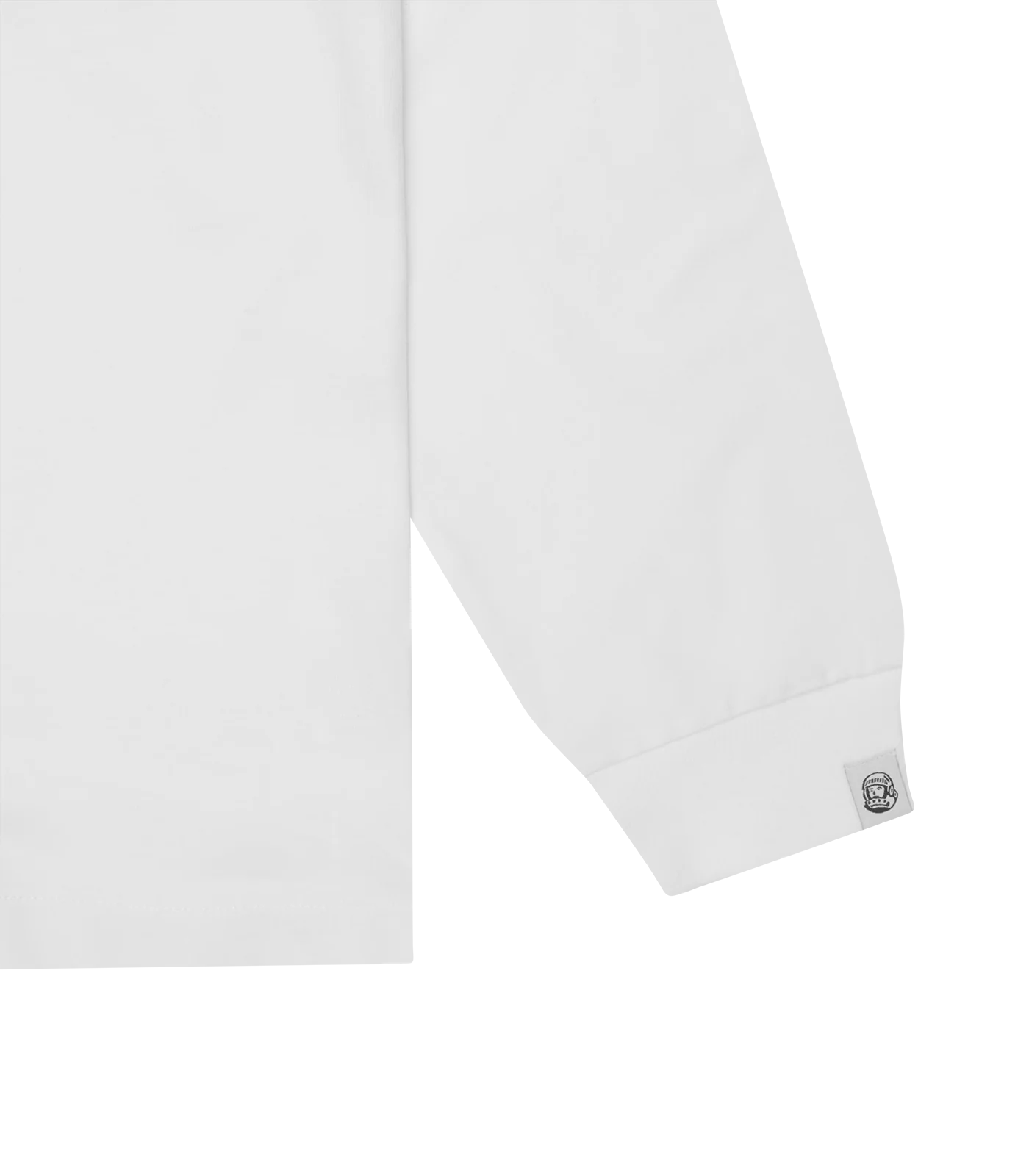 NEON OUTLINE ARCH LOGO L/S T-SHIRT - WHITE/ORANGE - Image 3