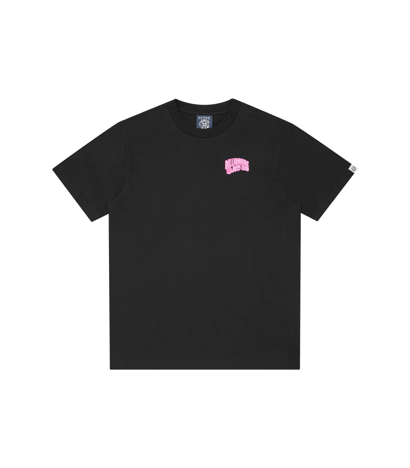 NEON OUTLINE ARCH LOGO T-SHIRT - BLACK/PINK