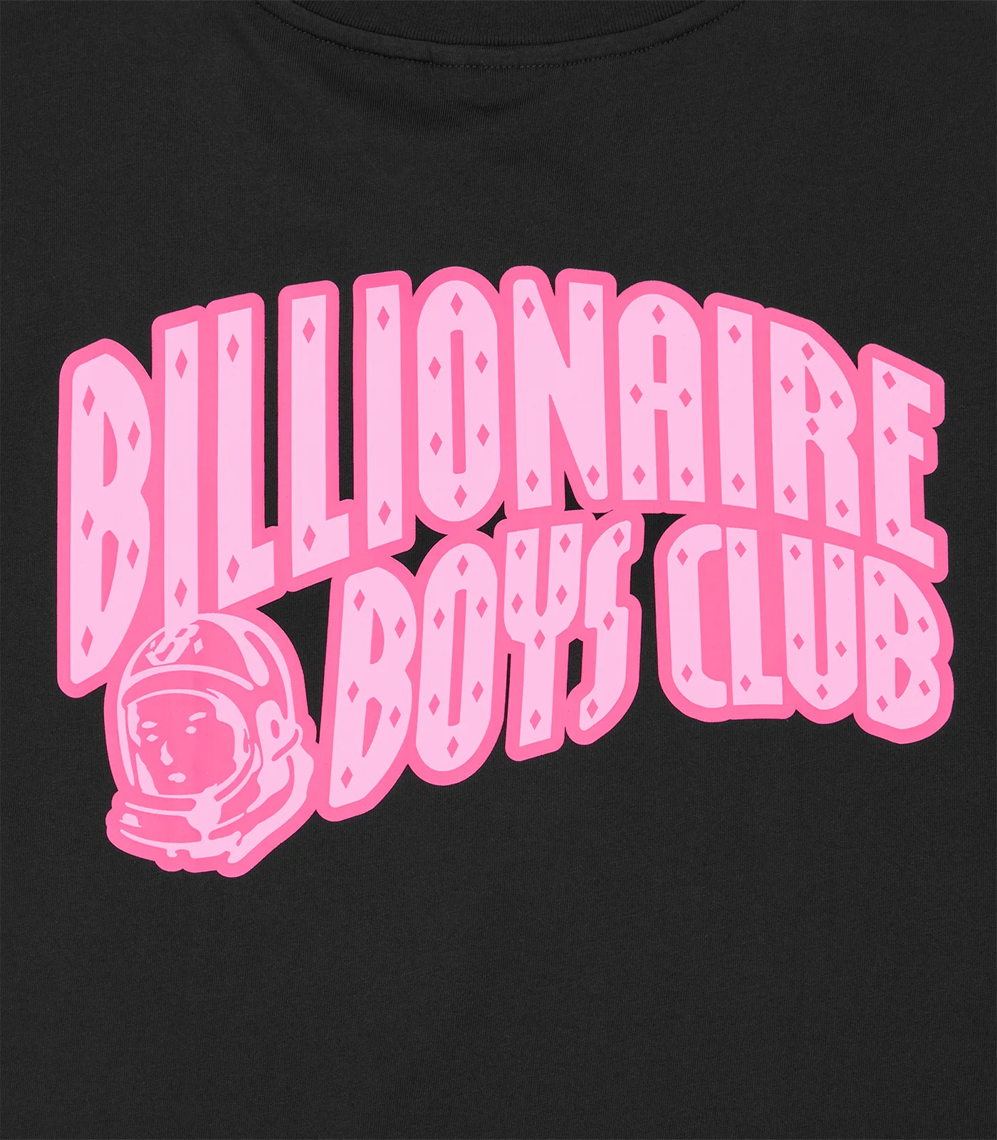 NEON OUTLINE ARCH LOGO T-SHIRT - BLACK/PINK - Image 3