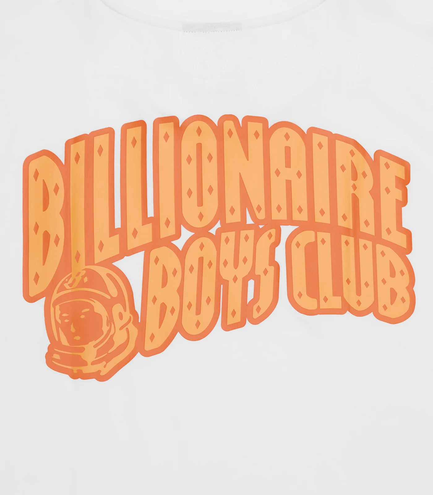 NEON OUTLINE ARCH LOGO T-SHIRT - WHITE/ORANGE - Image 3