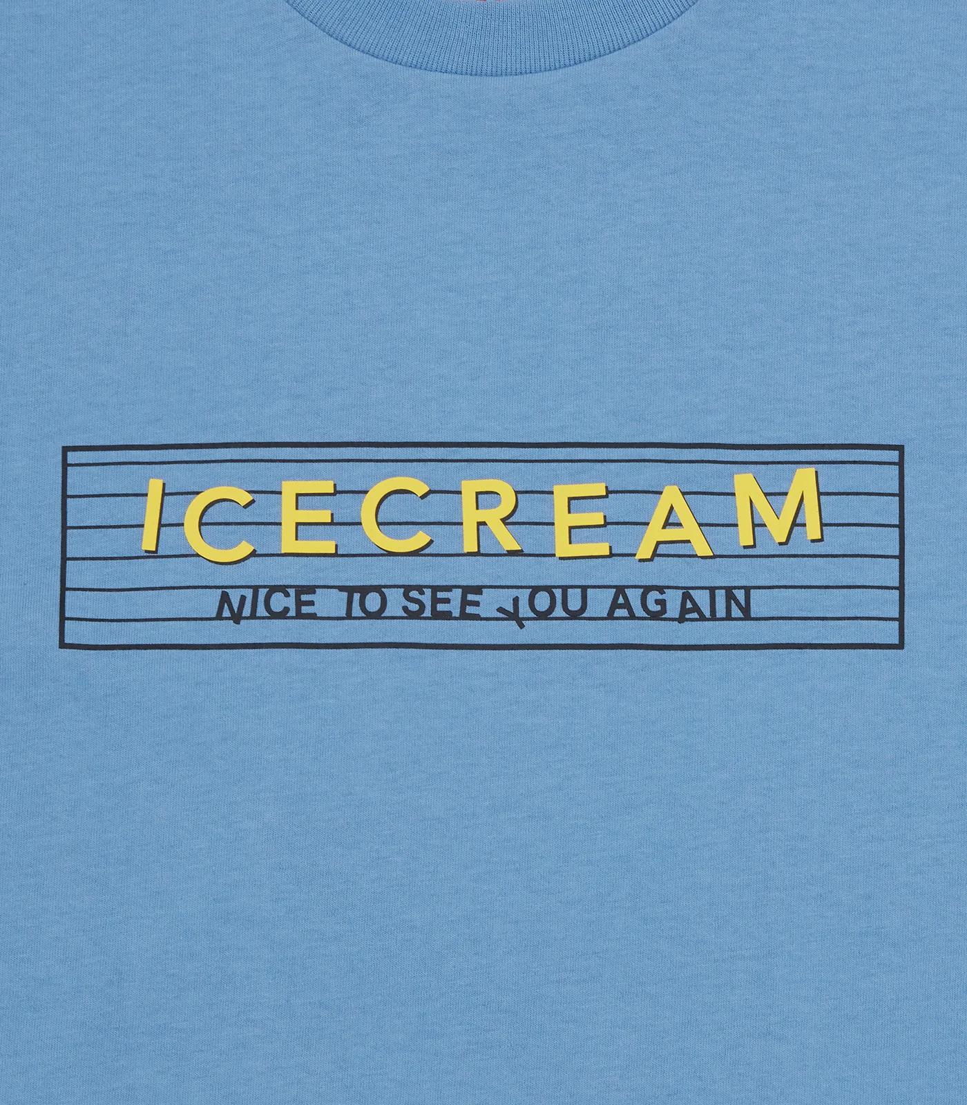 NICE TO SEE YOU T-SHIRT - LIGHT BLUE - Image 3