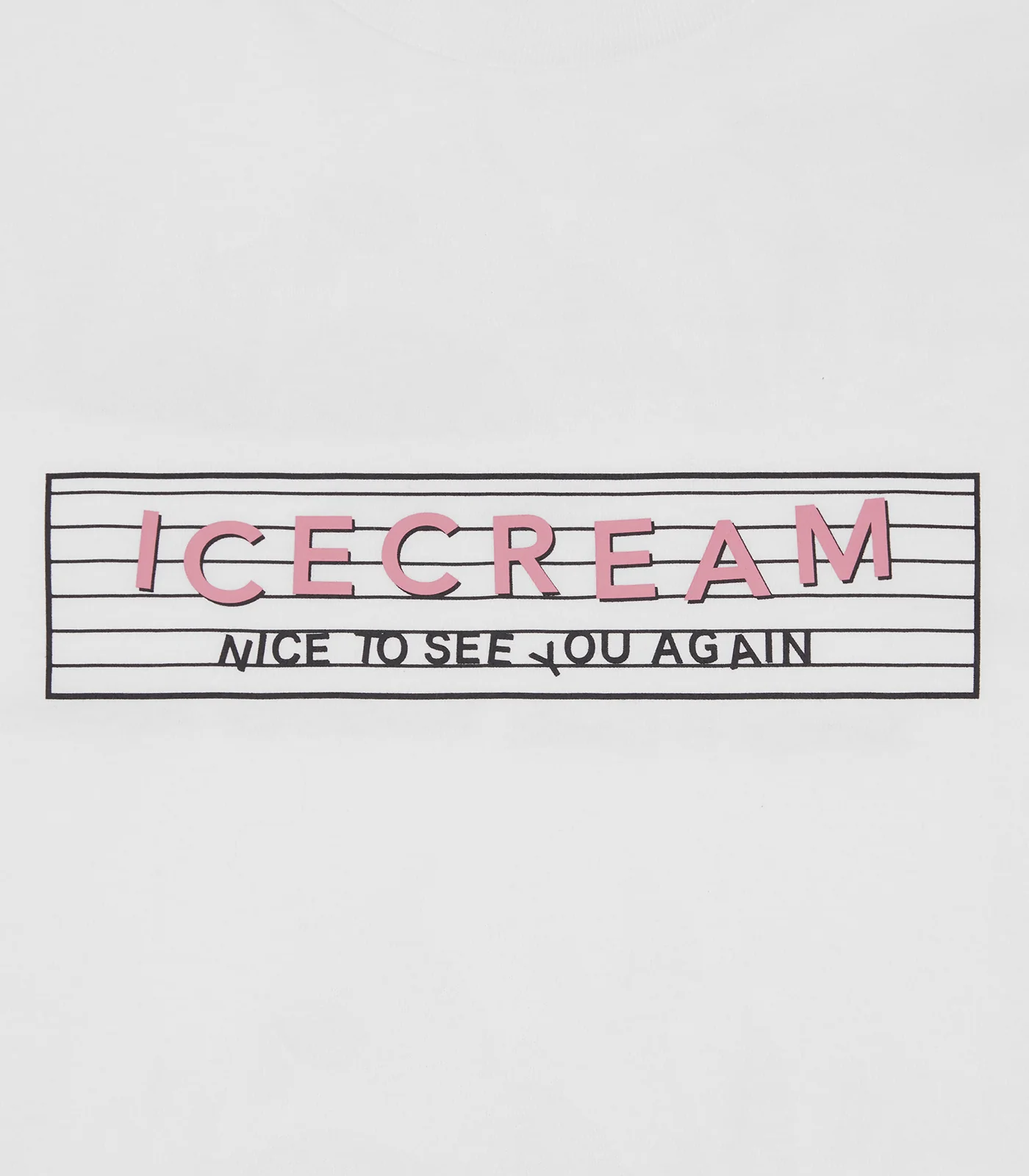 NICE TO SEE YOU T-SHIRT - WHITE - Image 3