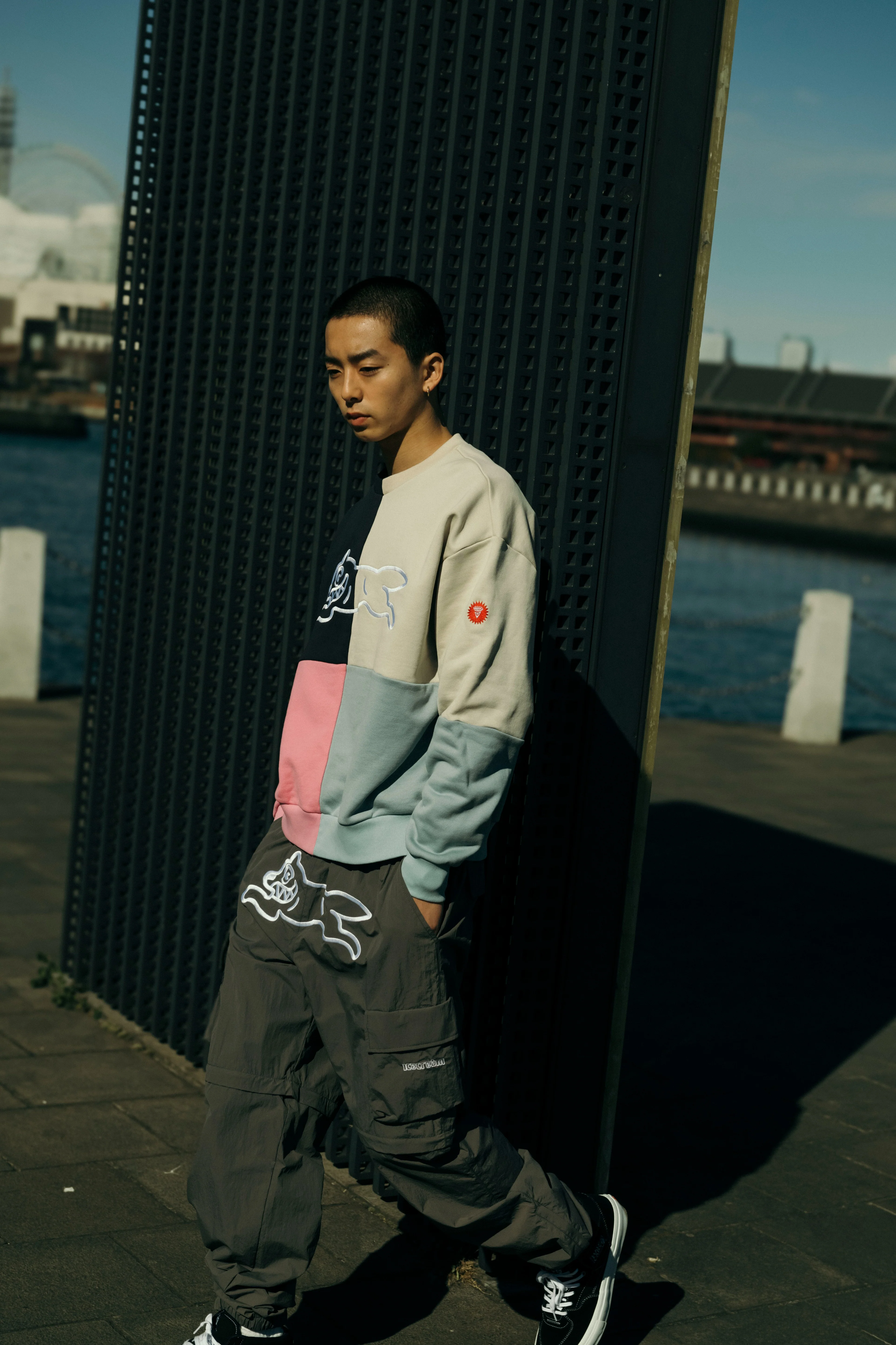 NYLON 2WAY PANTS - GREY - Image 7