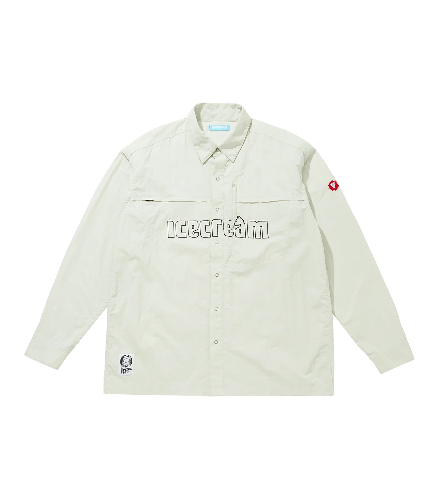 NYLON SHIRT - OFF WHITE
