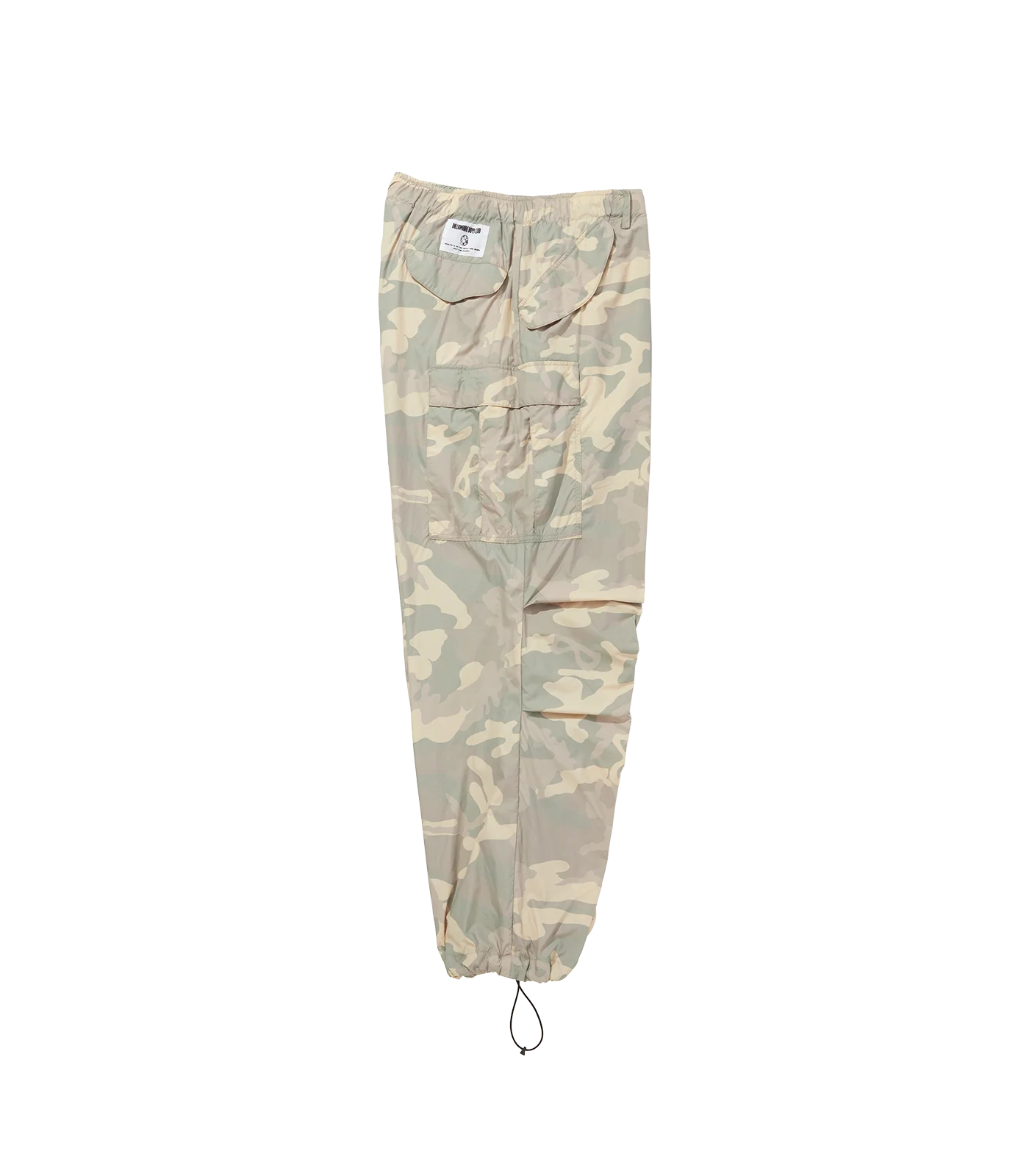 NYLON WIDE CARGO PANTS - CAMO - Image 4